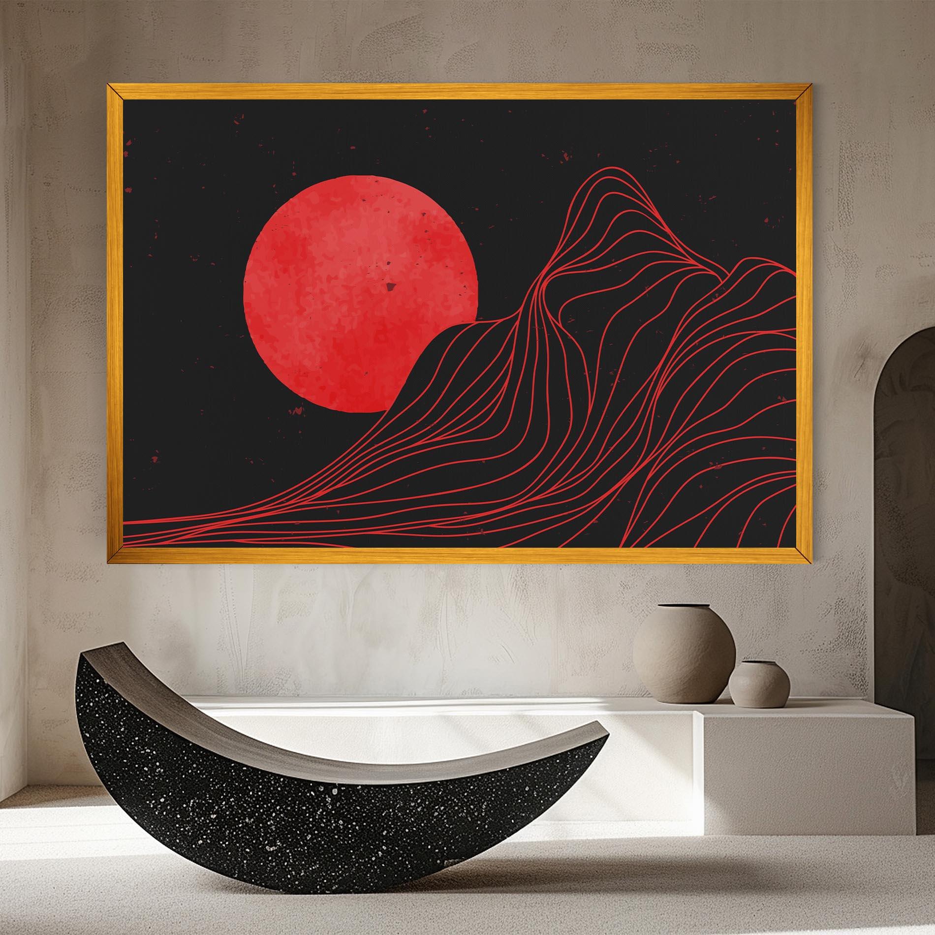 Leinwandbild Bloody Moon mockup 8