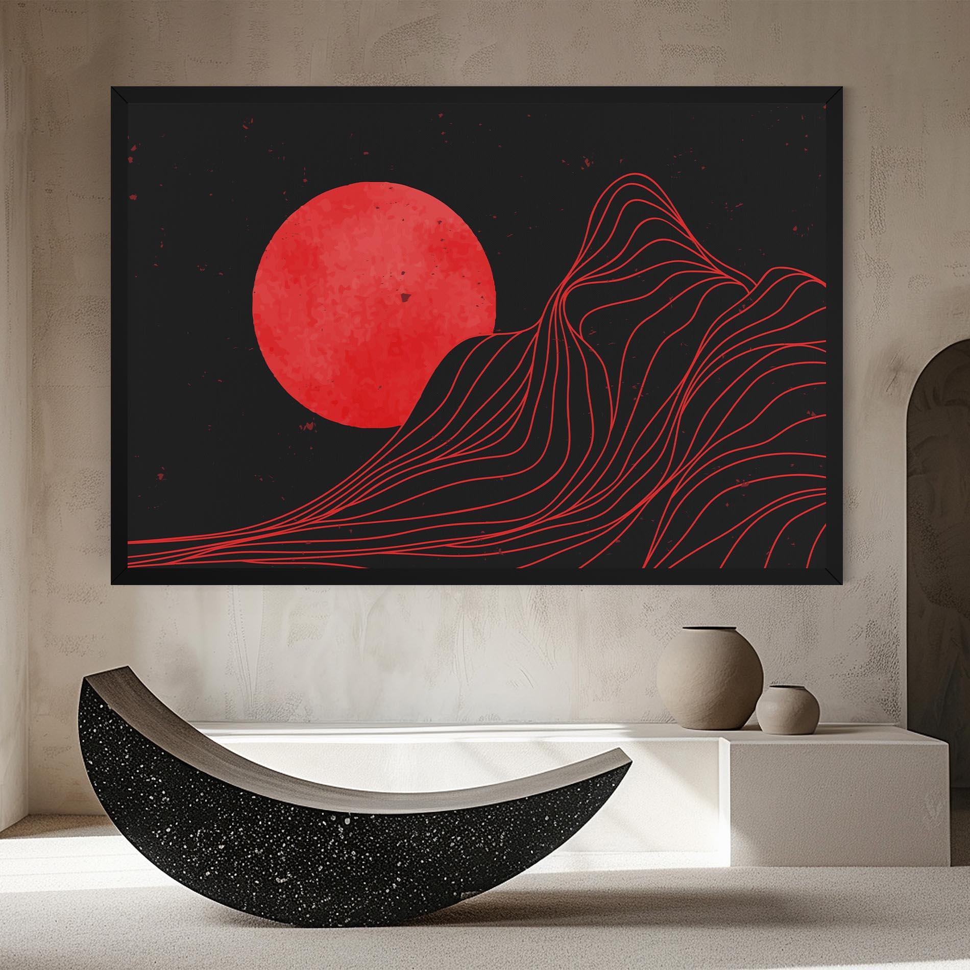 Leinwandbild Bloody Moon mockup 8