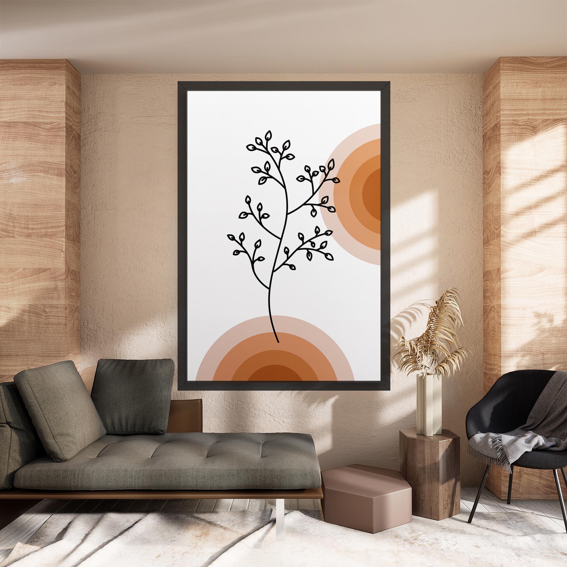 Leinwandbild Plant Orange Circle mockup 8
