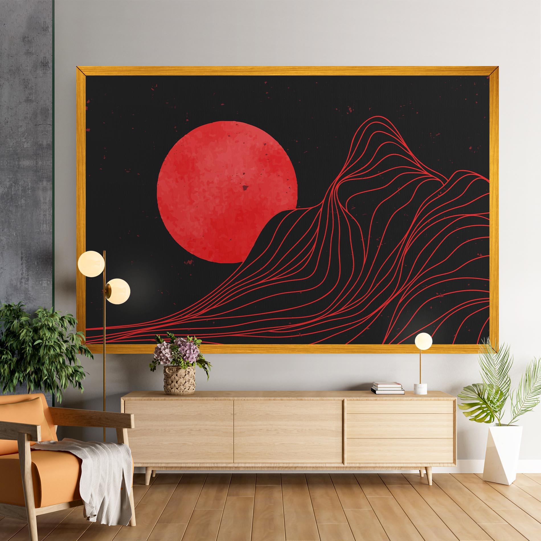 Leinwandbild Bloody Moon mockup 9