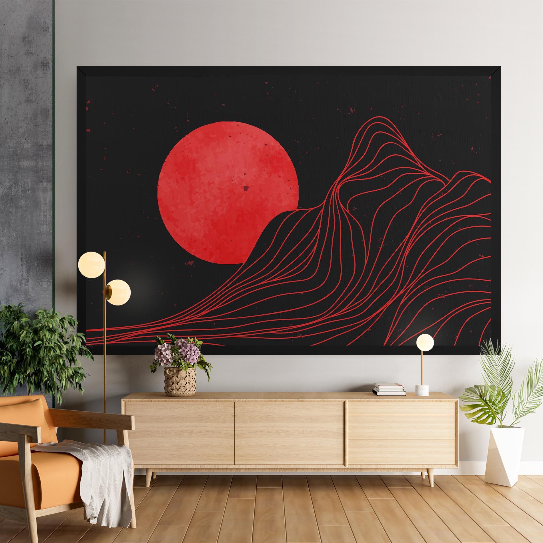 Leinwandbild Bloody Moon mockup 9
