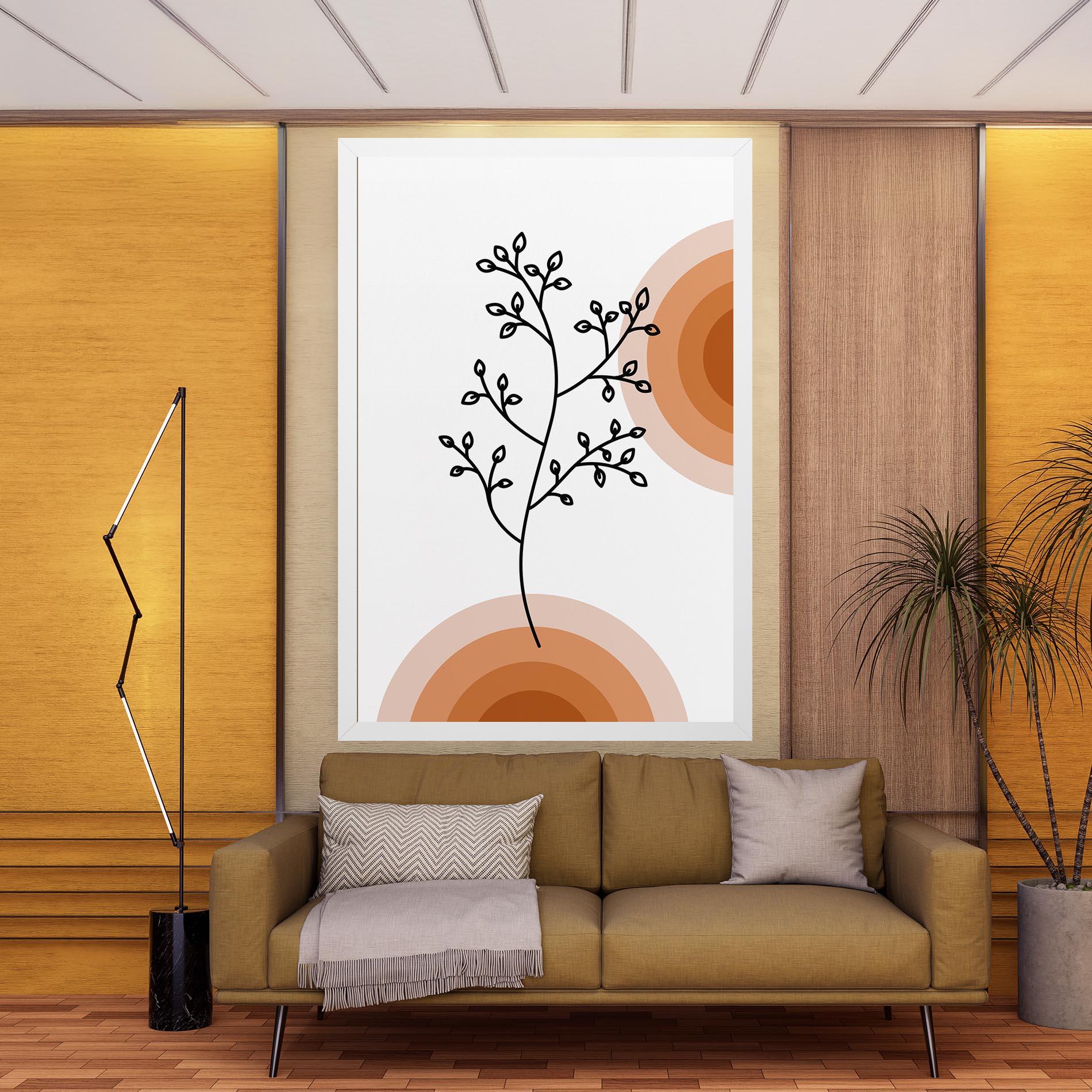 Leinwandbild Plant Orange Circle mockup 9