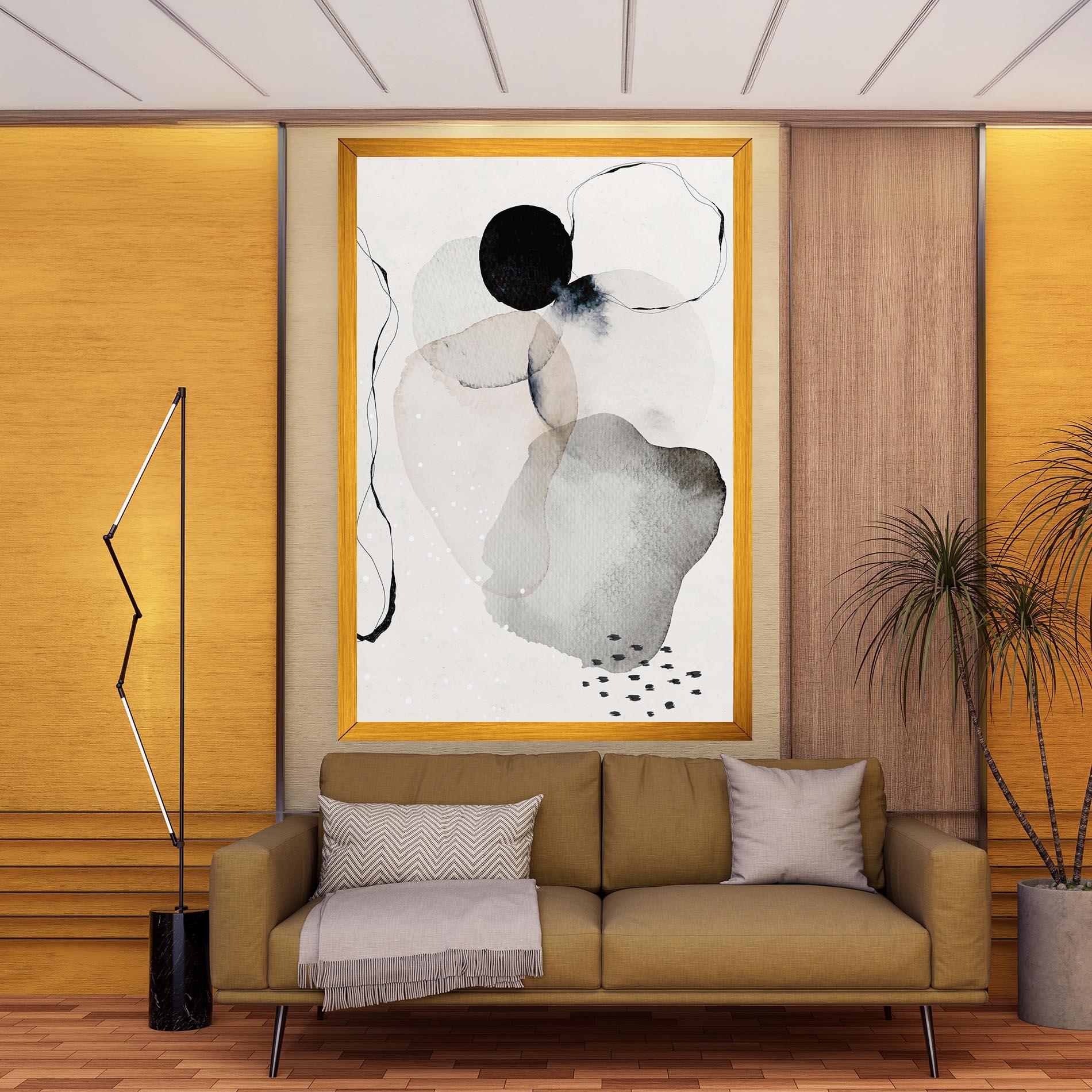 Leinwandbild Water Color Art mockup 9