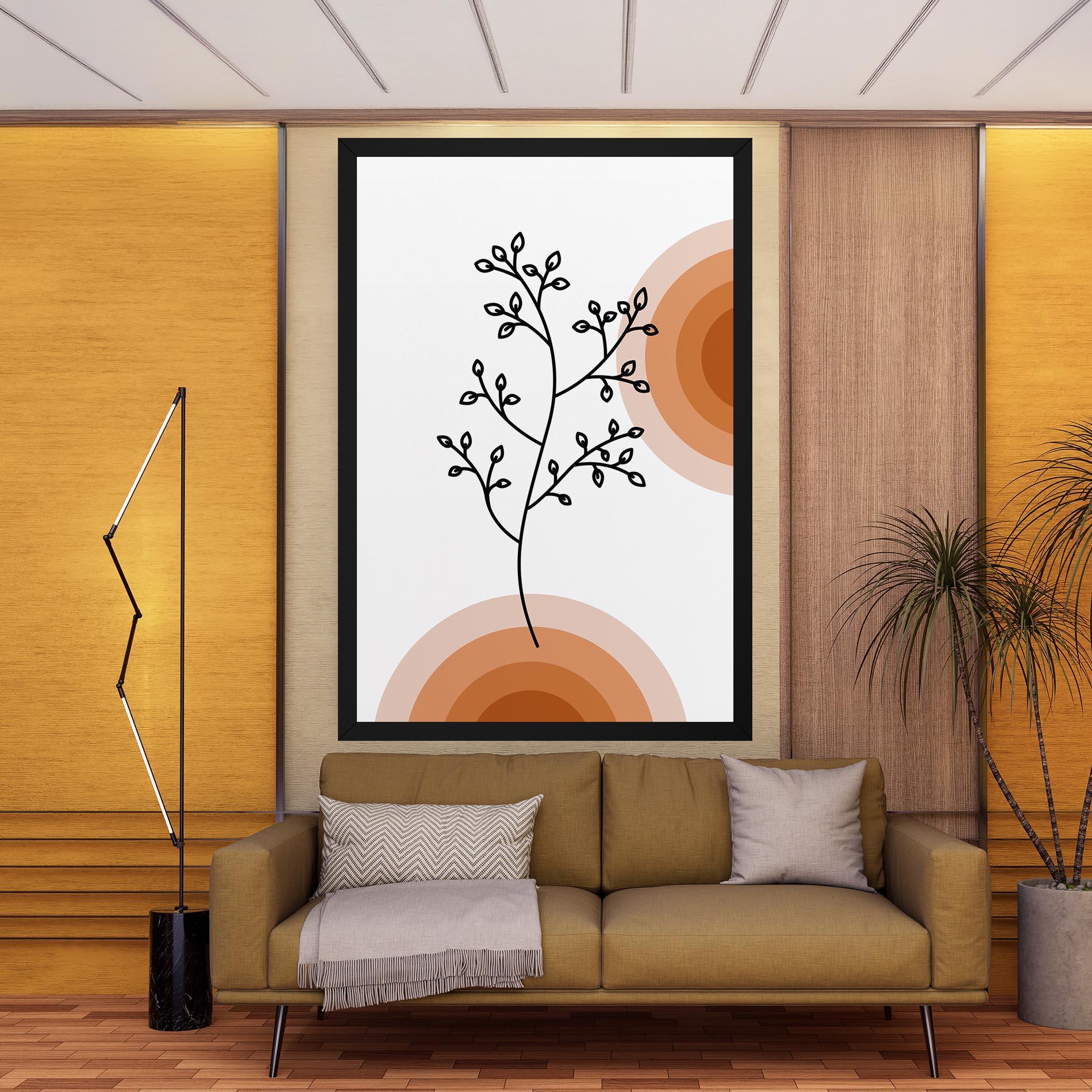 Leinwandbild Plant Orange Circle mockup 9