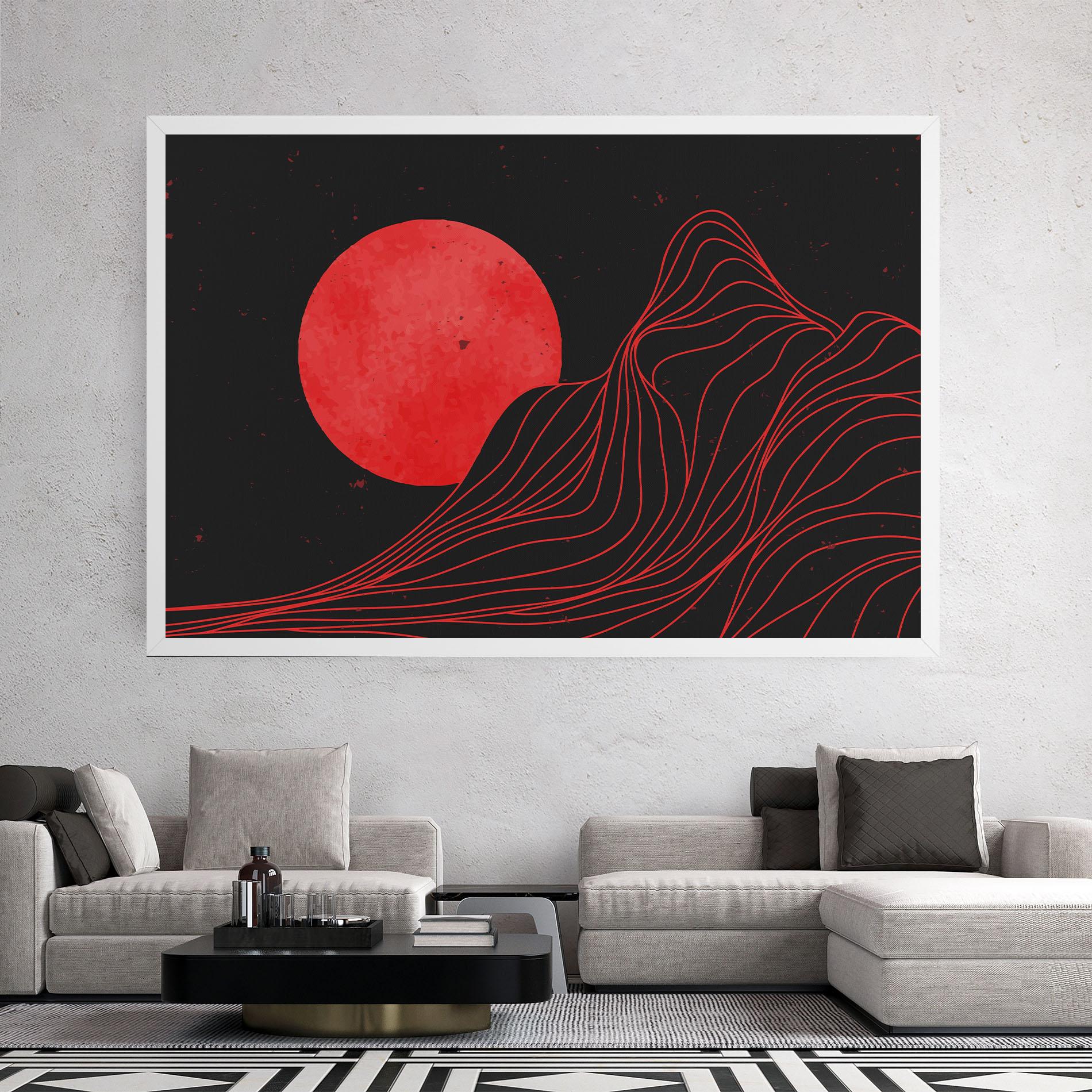 Leinwandbild Bloody Moon mockup 2