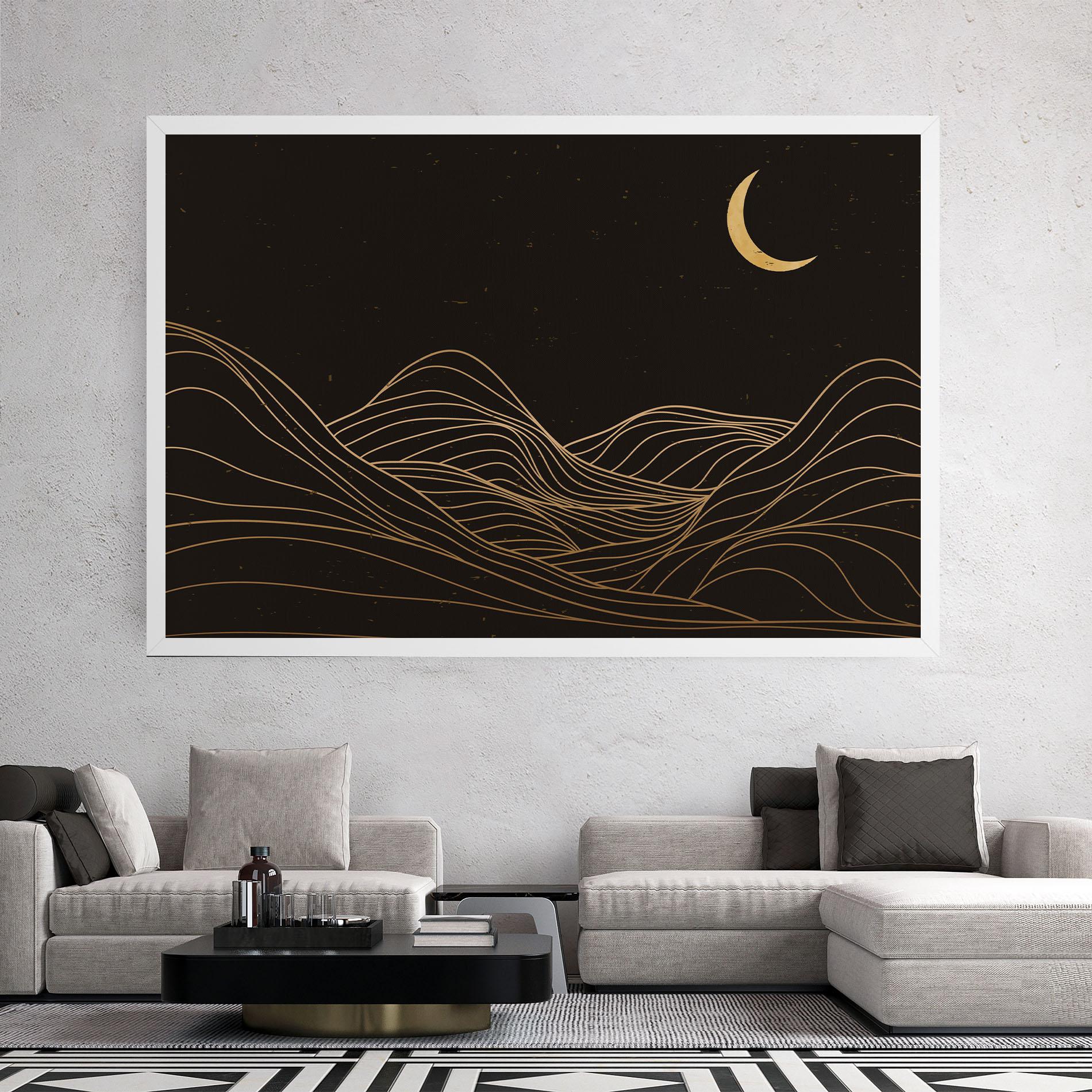 Leinwandbild Pretty Moon mockup 2