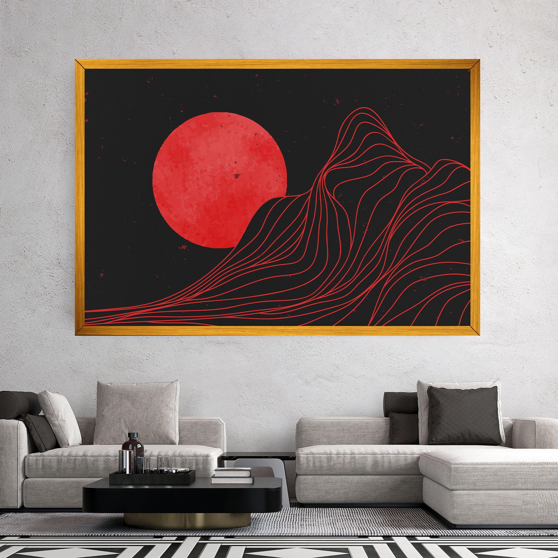 Leinwandbild Bloody Moon mockup 2