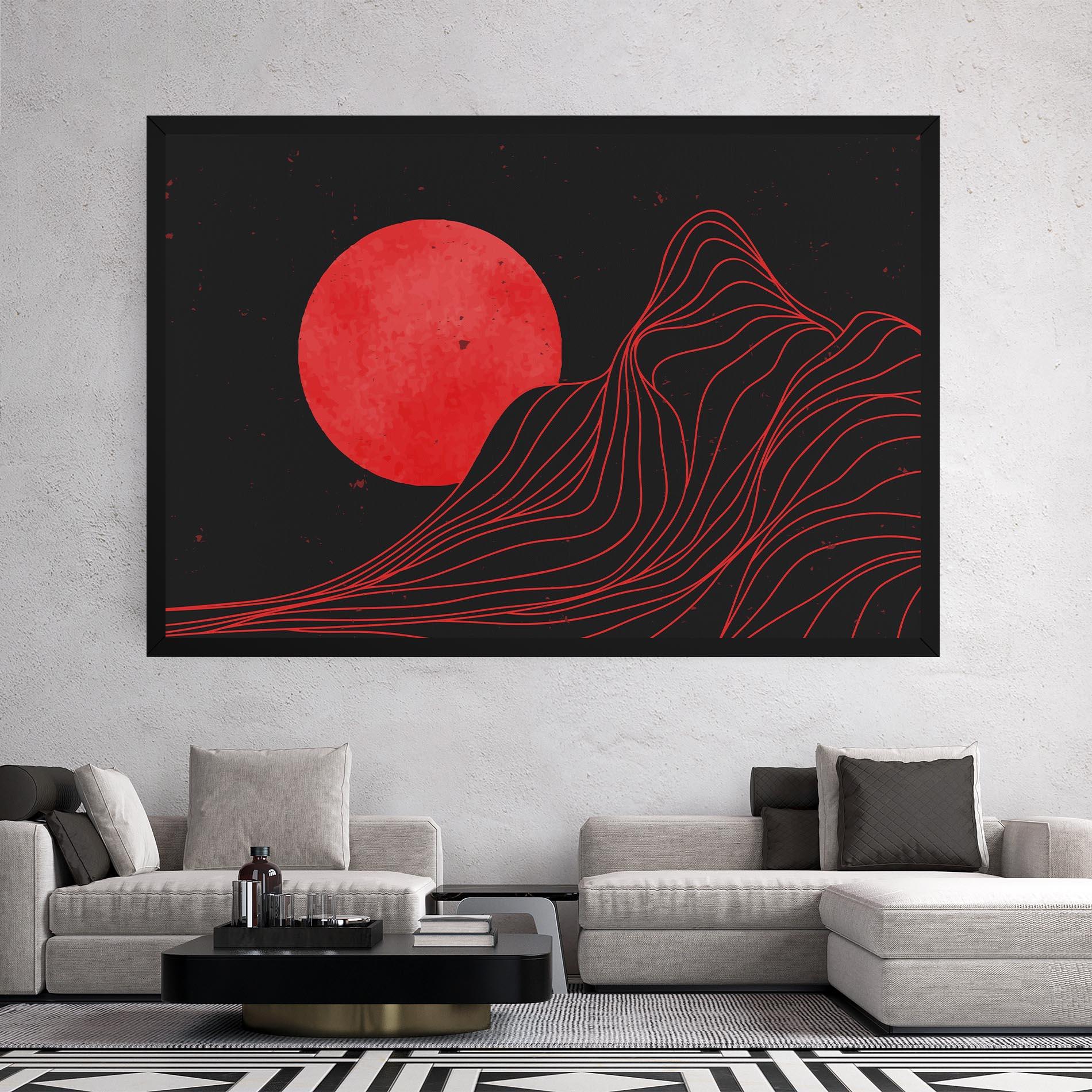 Leinwandbild Bloody Moon mockup 2