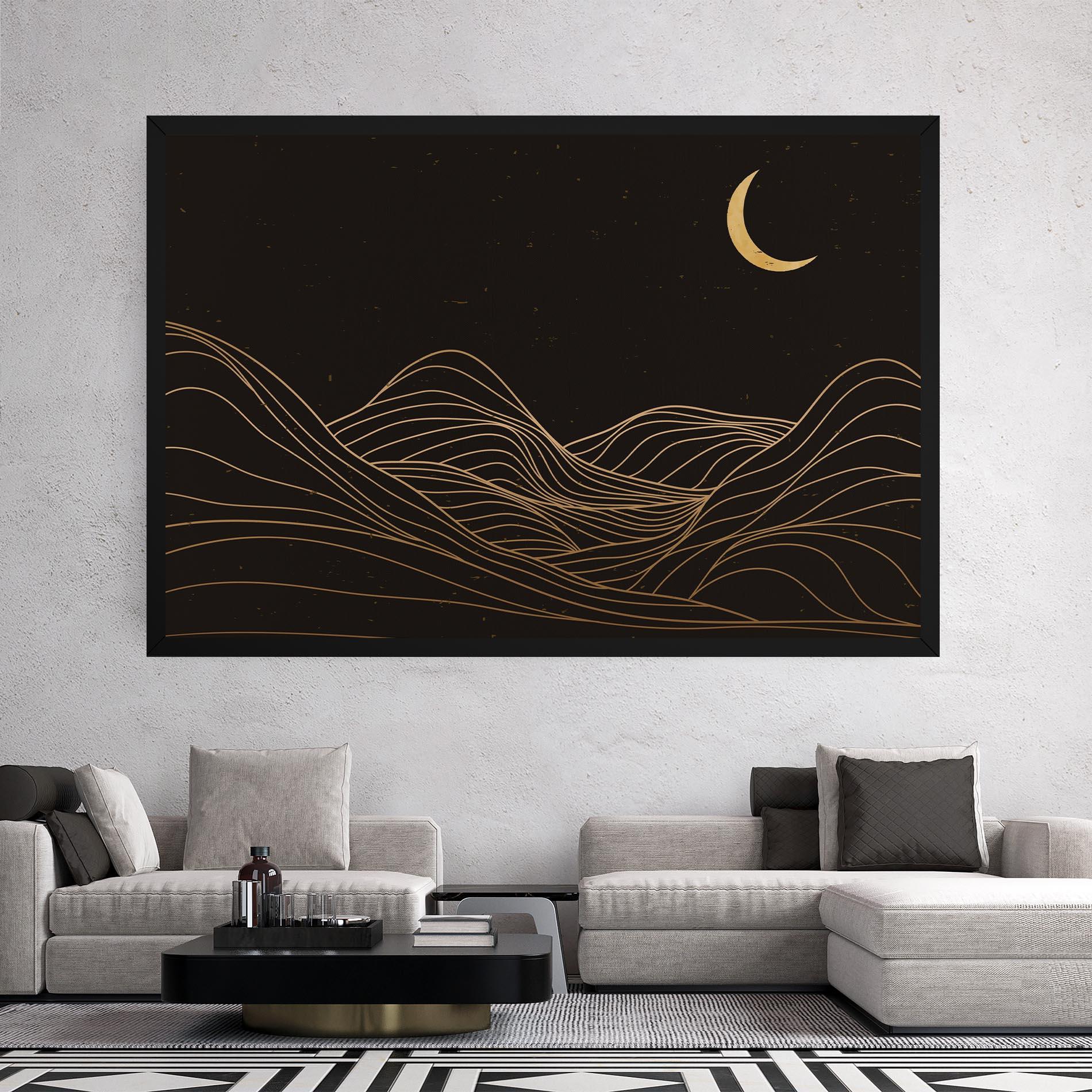 Leinwandbild Pretty Moon mockup 2