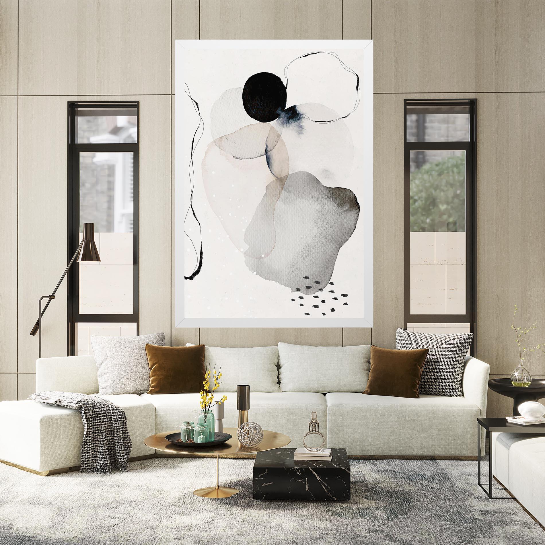 Leinwandbild Water Color Art mockup 2