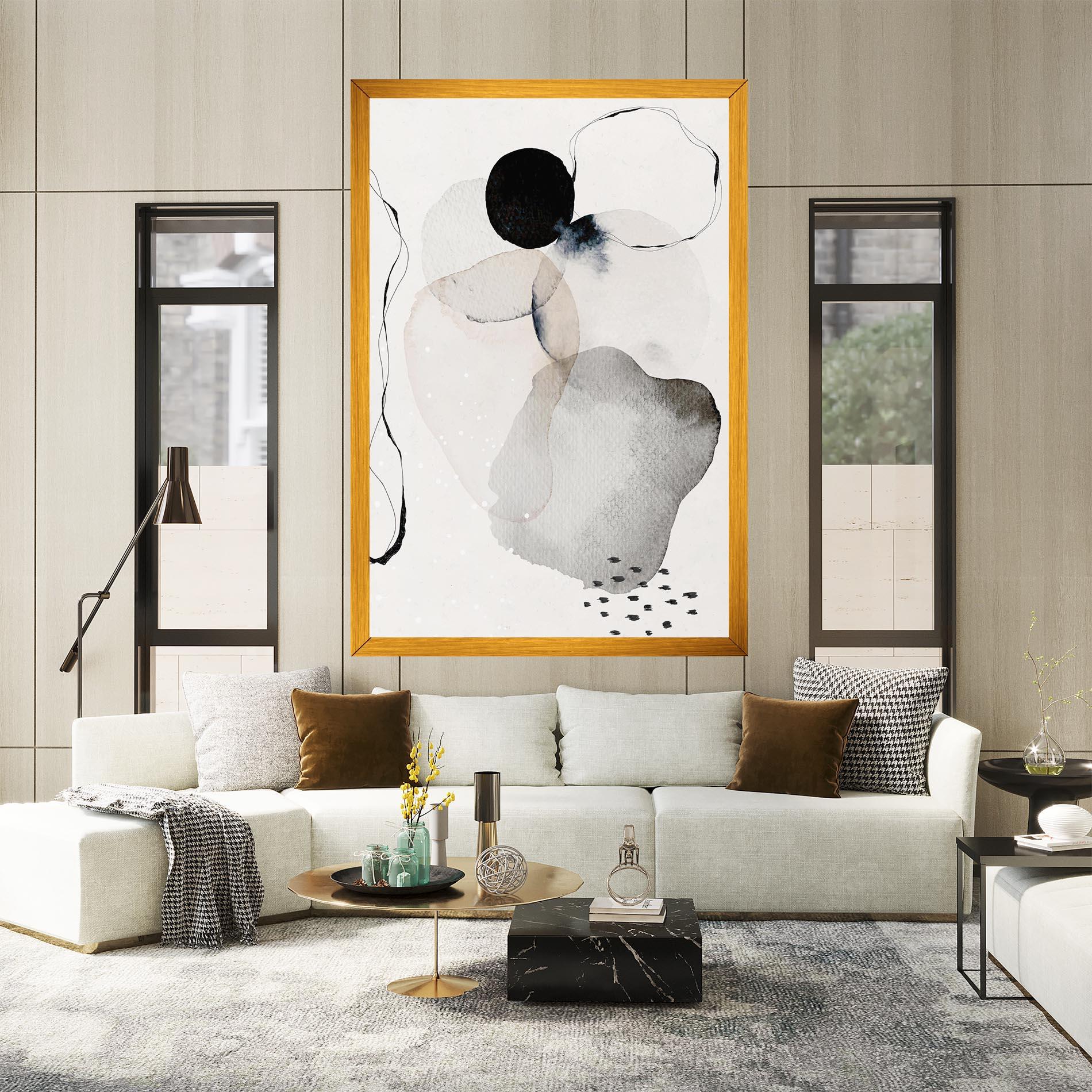 Leinwandbild Water Color Art mockup 2