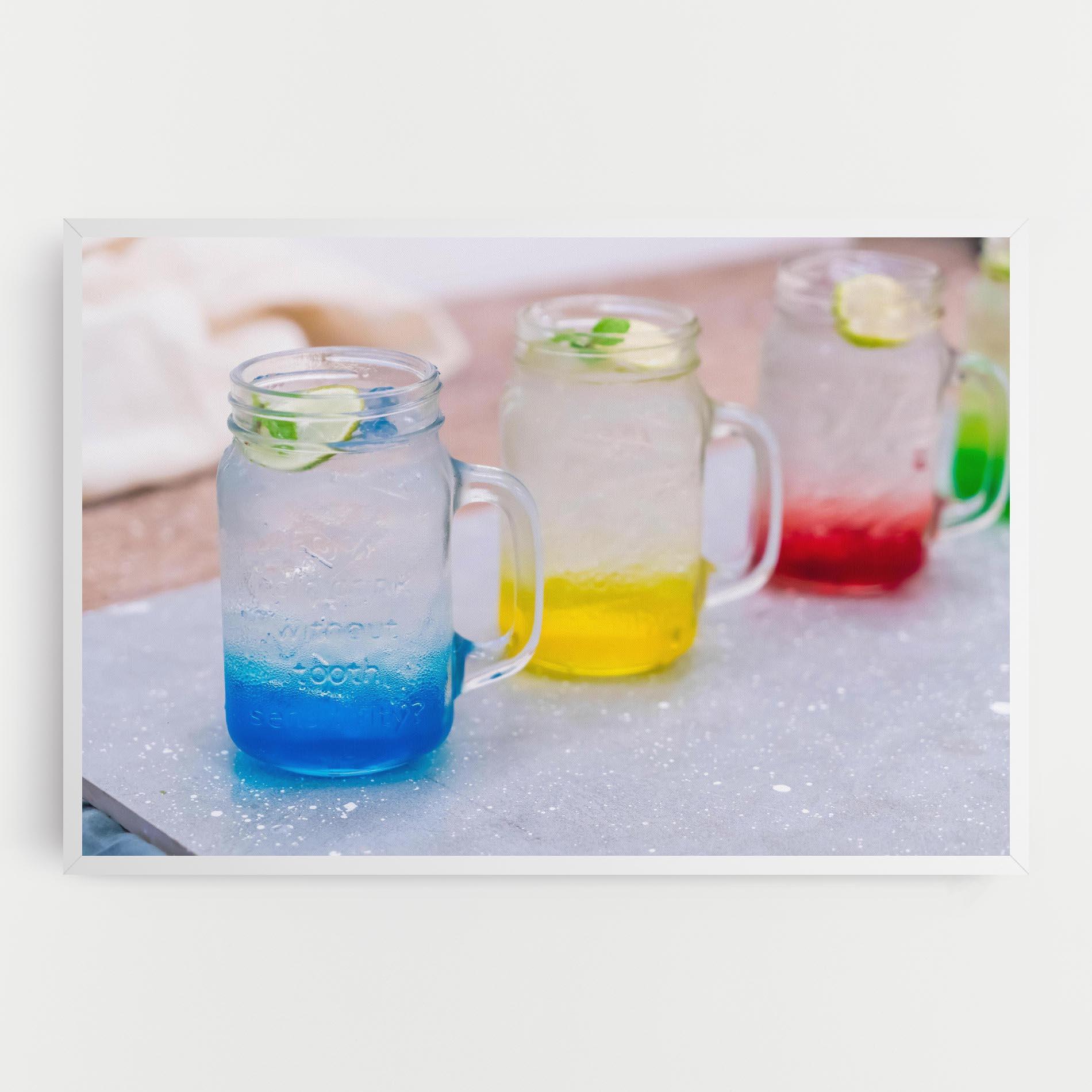 Leinwandbild Colorful Italian Soda mockup 0