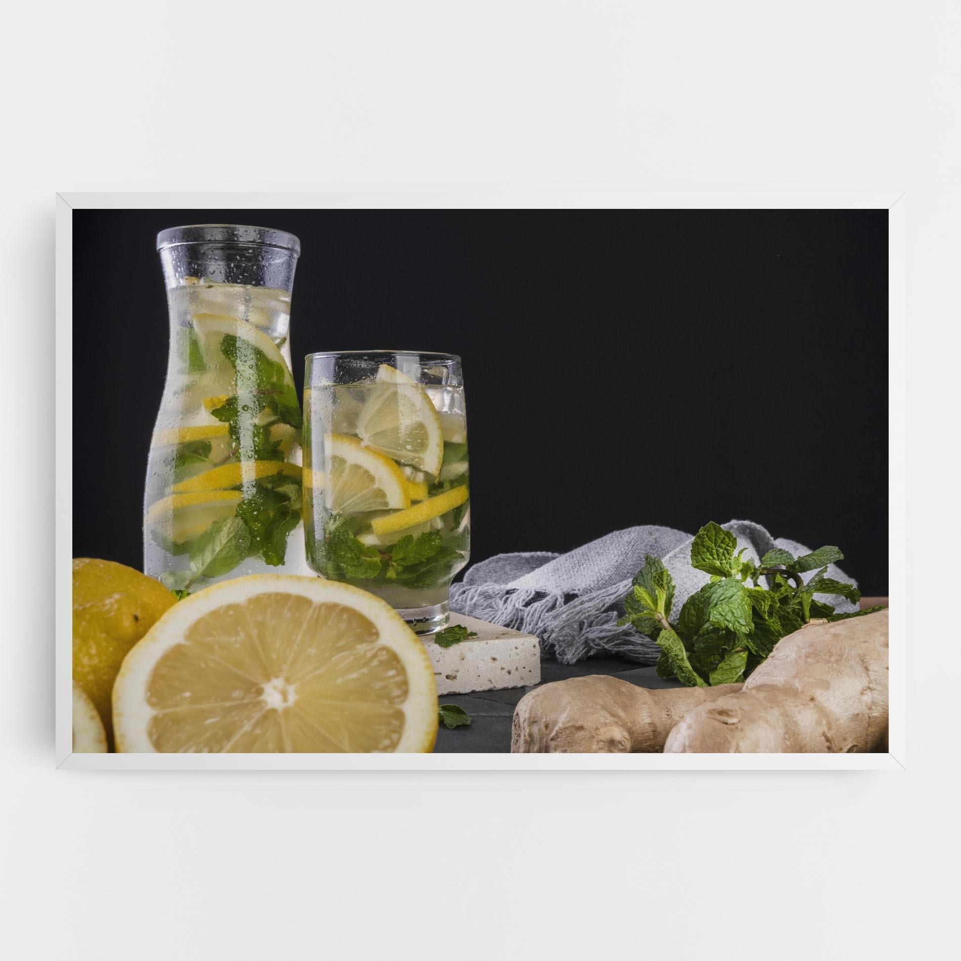 Leinwandbild Ginger Lemonade mockup 0