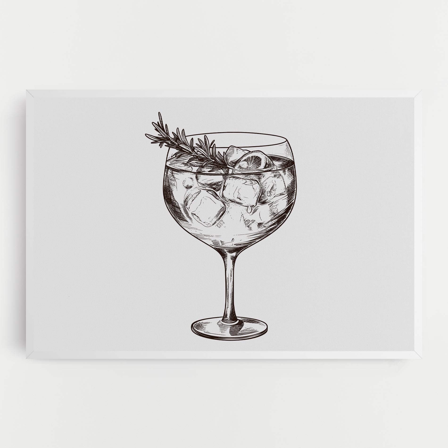 Leinwandbild Gintonic mockup 0