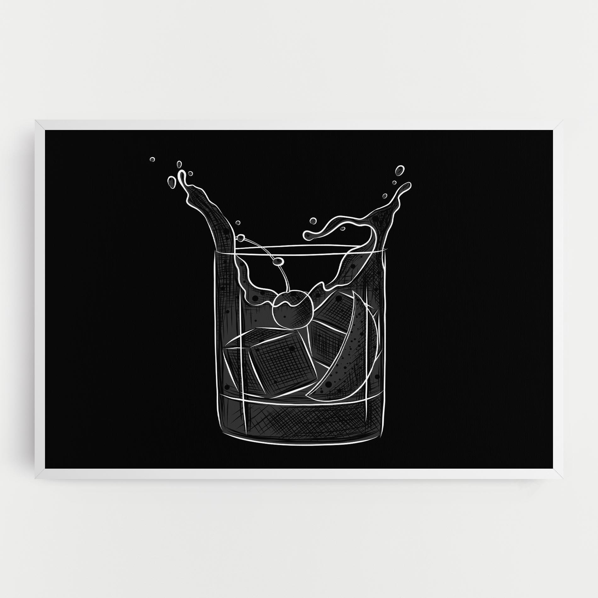 Leinwandbild Lime Drink mockup 0