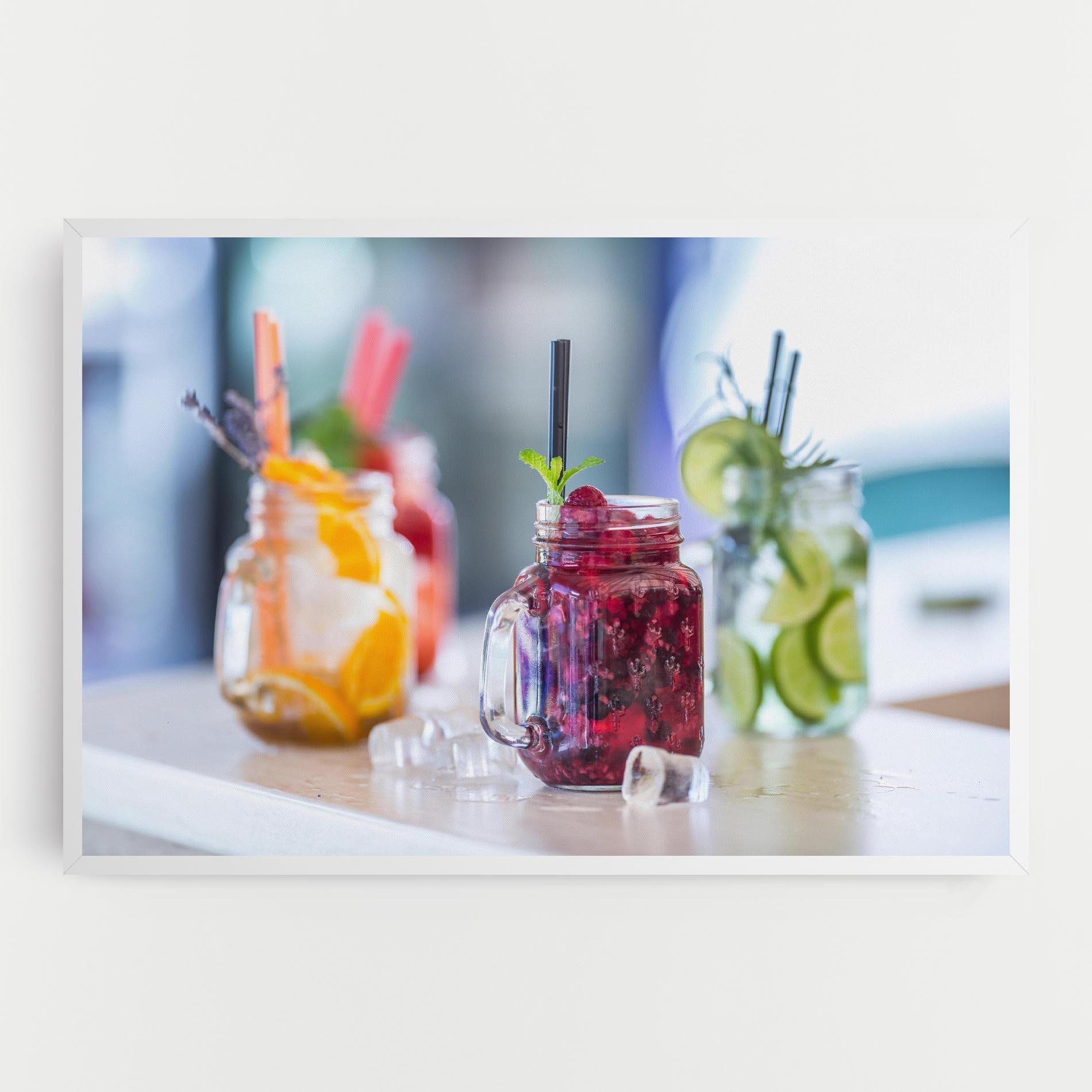 Leinwandbild Orange Lime Lemonades mockup 0