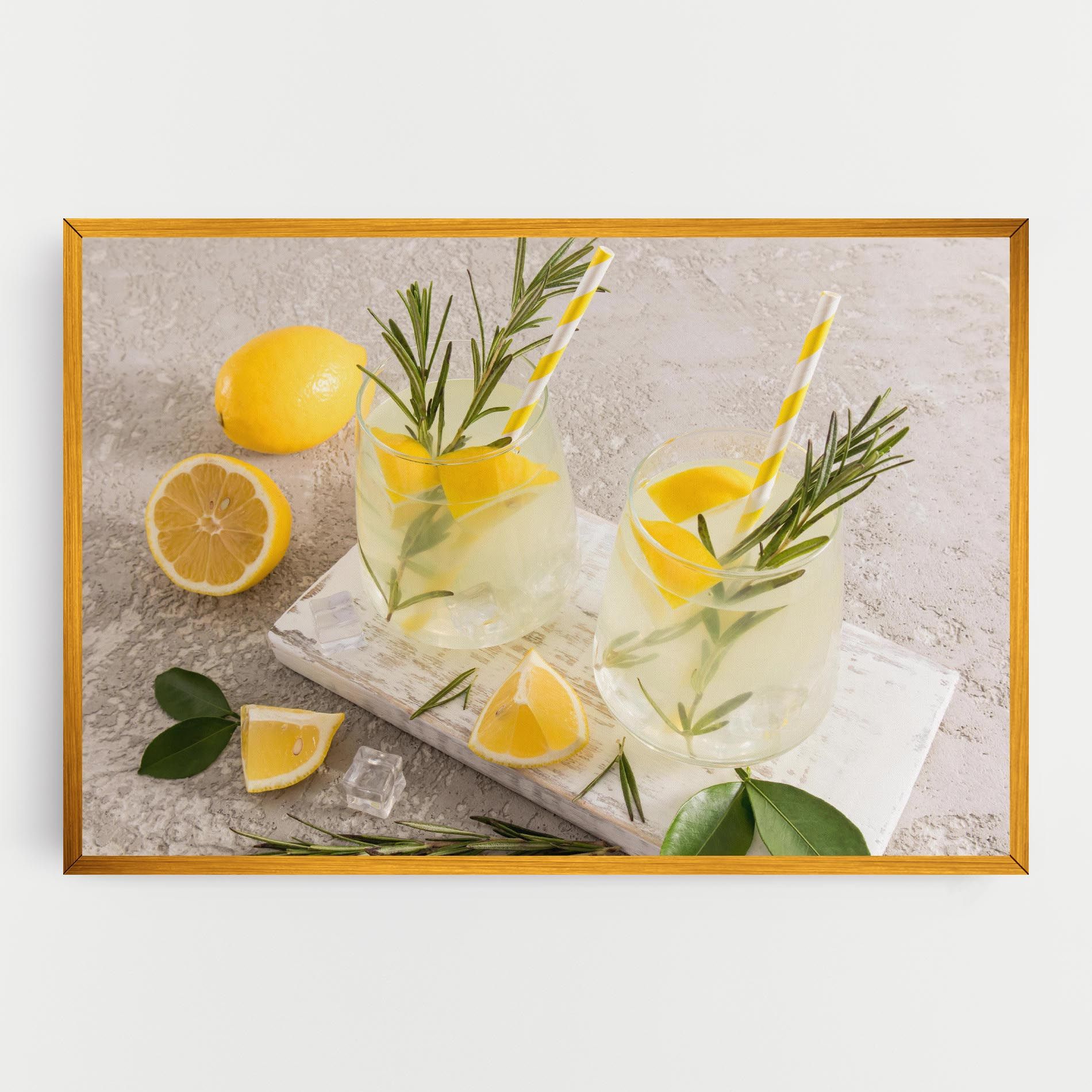 Homemade Rosemary Drink mockup 0
