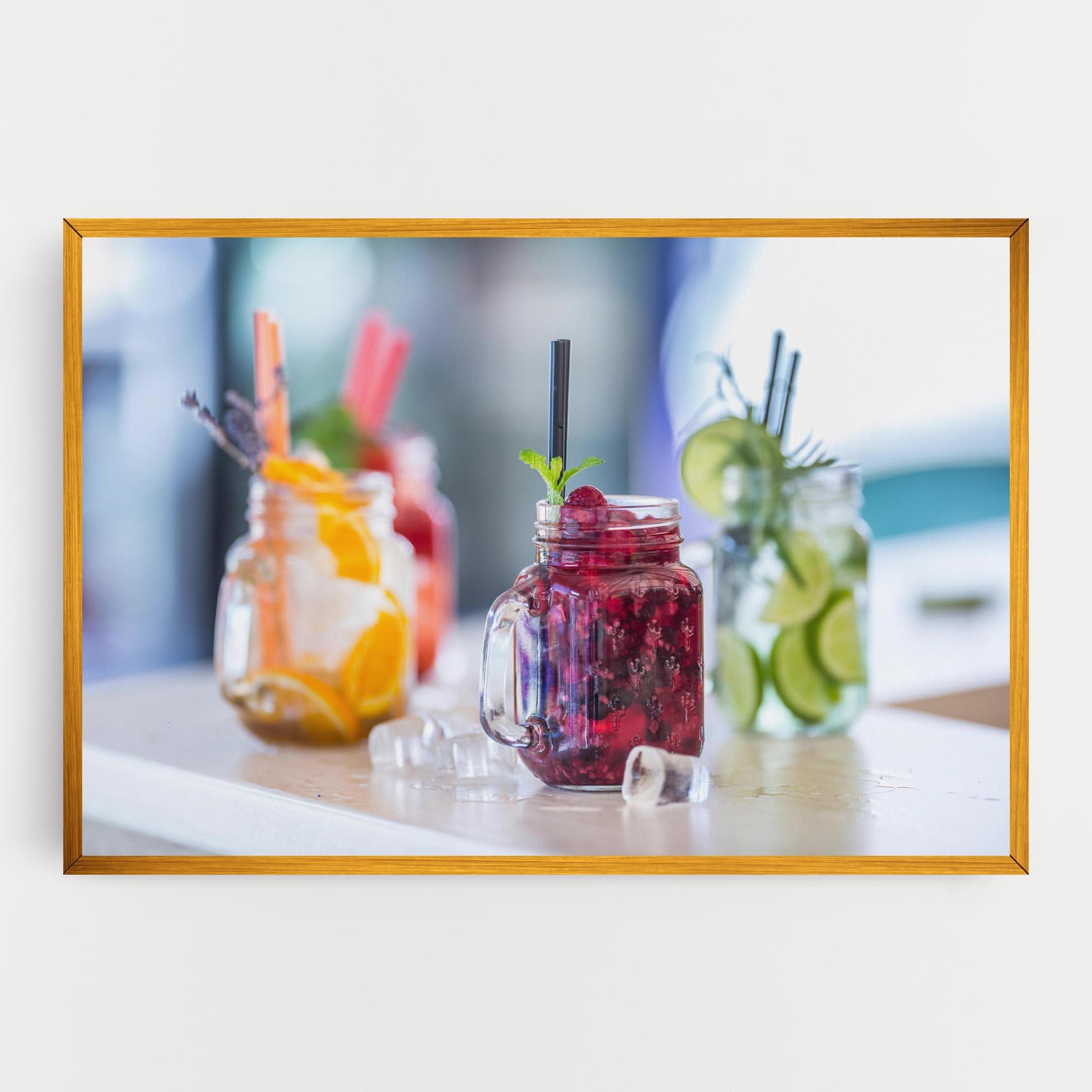 Leinwandbild Orange Lime Lemonades mockup 0