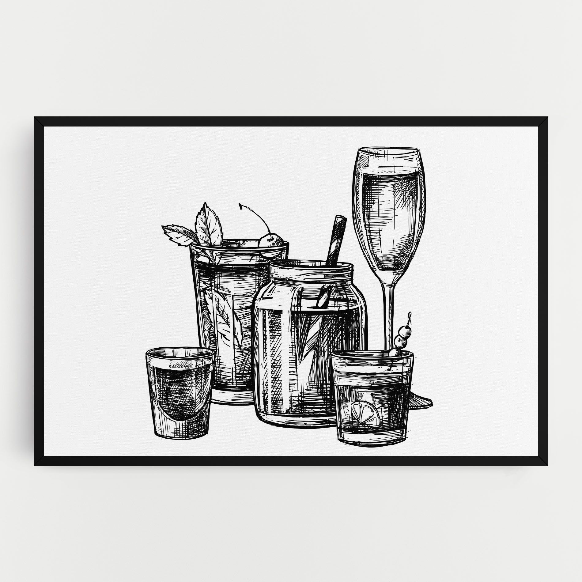 Black Line Drinks mockup 0