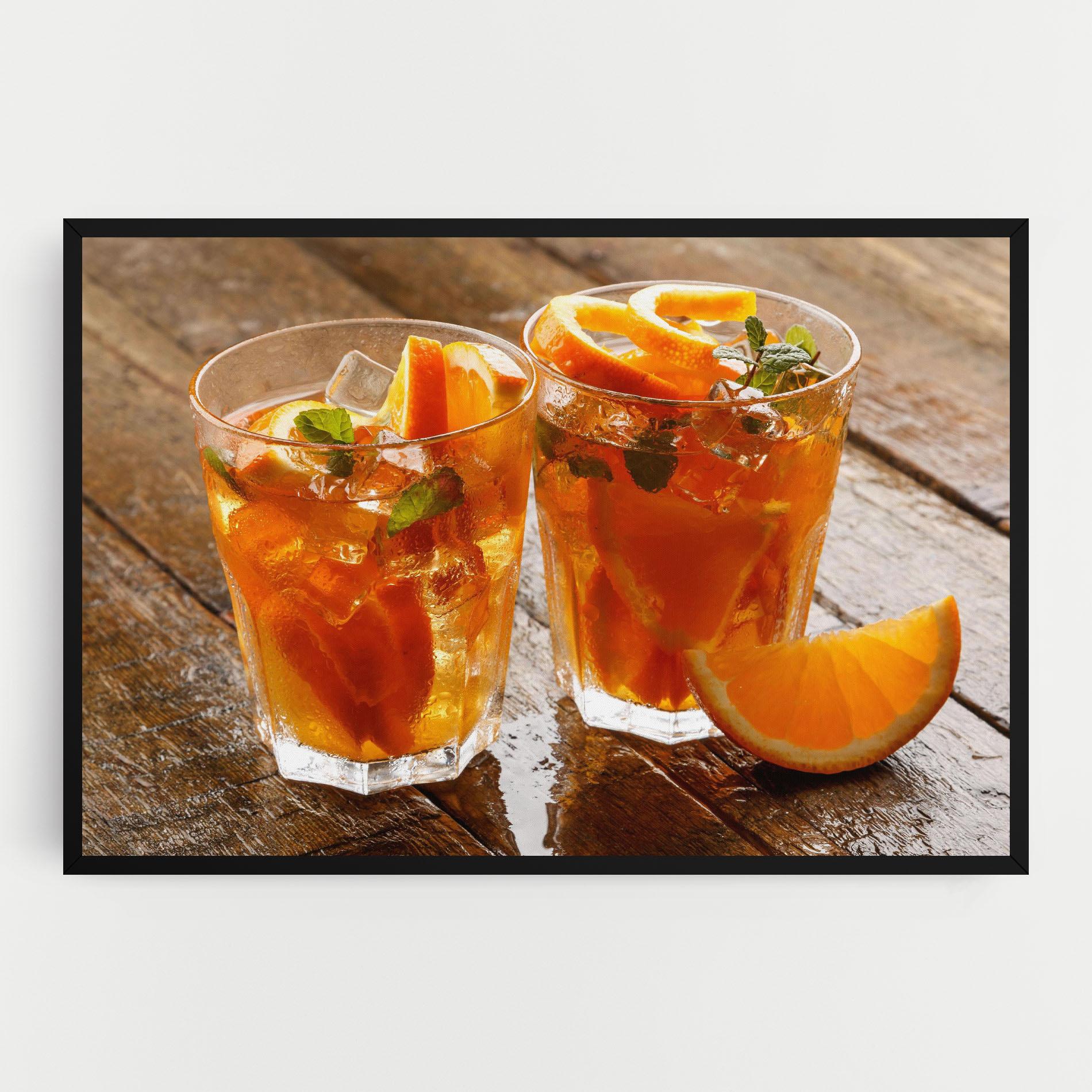 Leinwandbild Orange Lemonade mockup 0