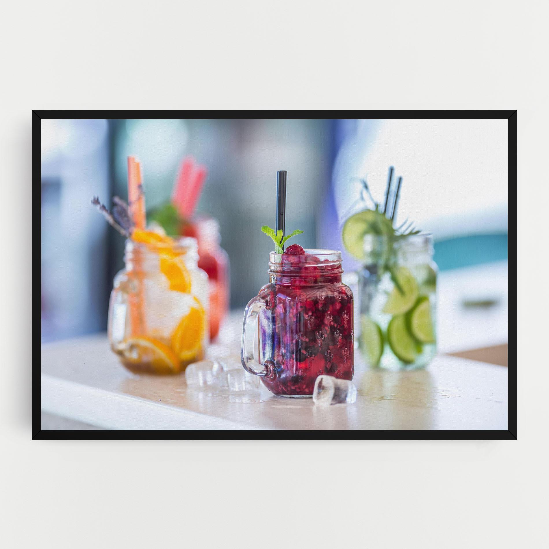 Leinwandbild Orange Lime Lemonades mockup 0