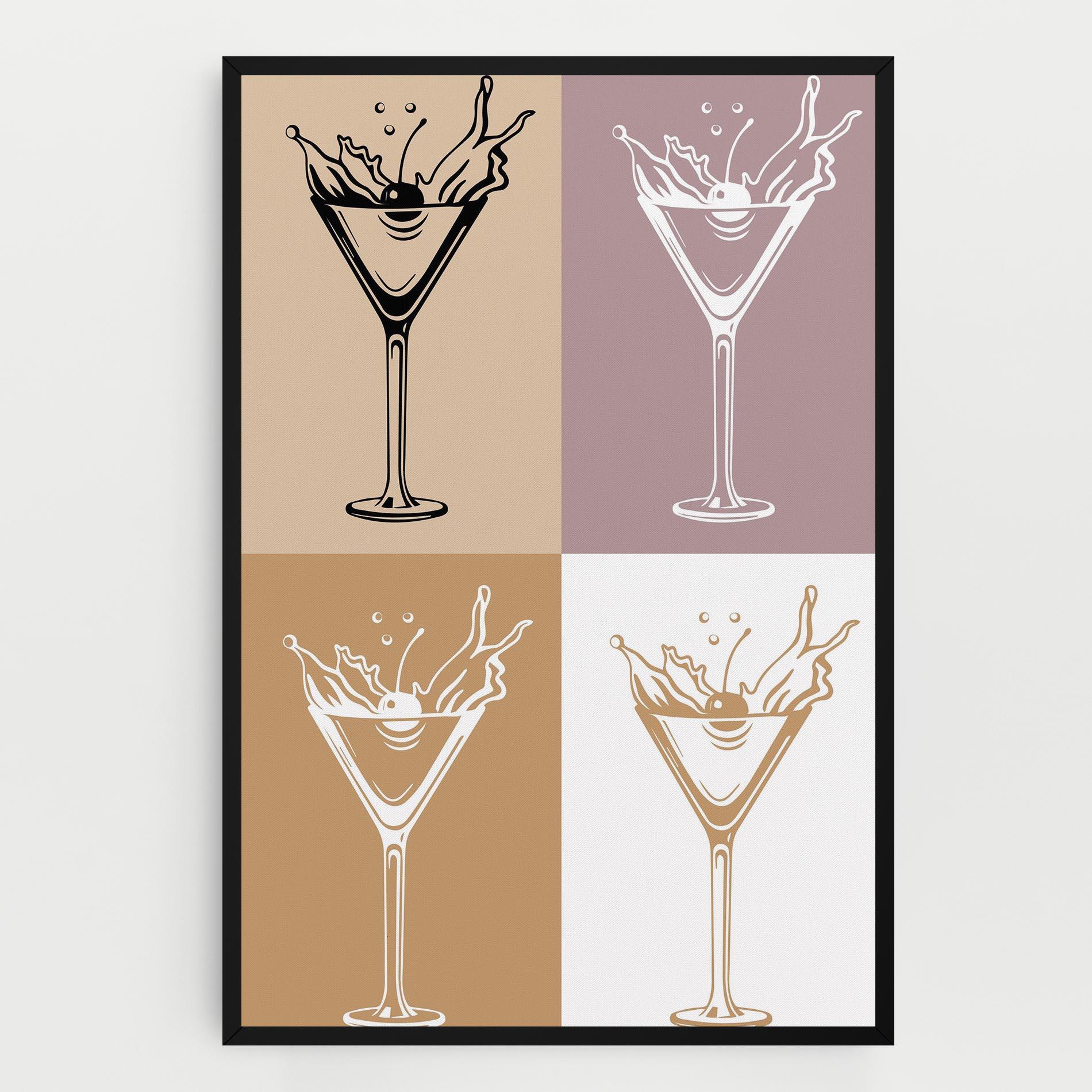 Leinwandbild Drinks Mix mockup 0