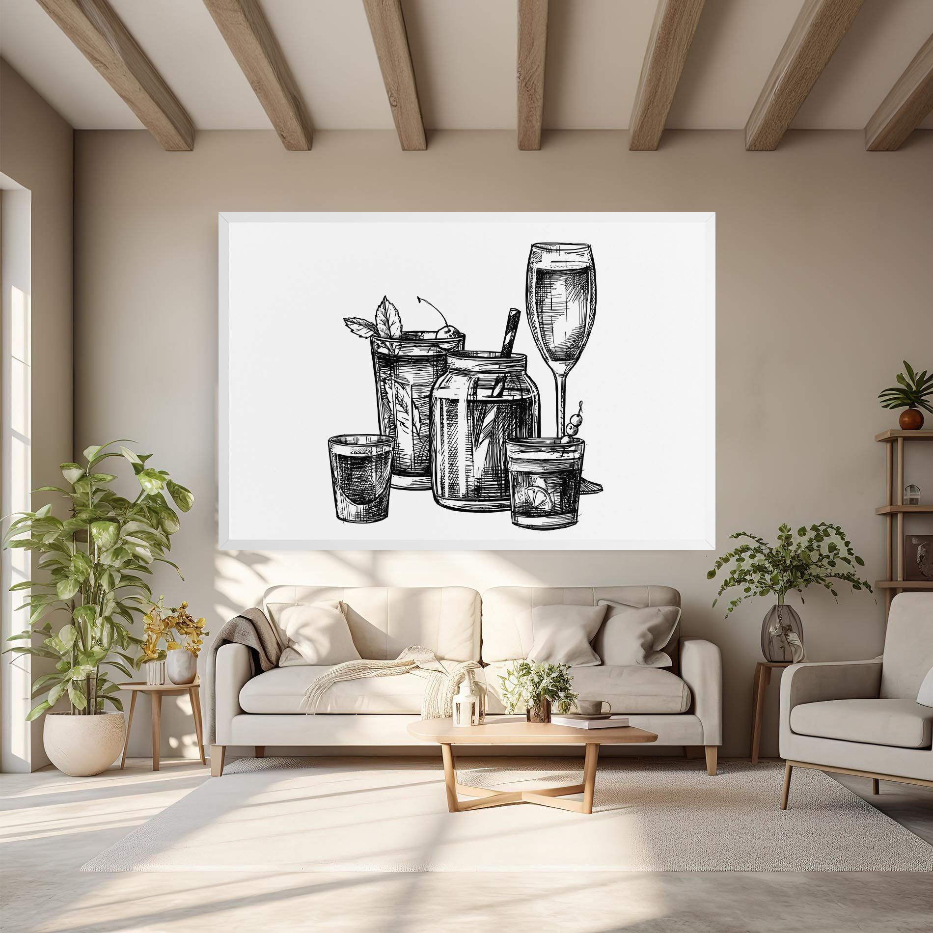 Black Line Drinks mockup 6