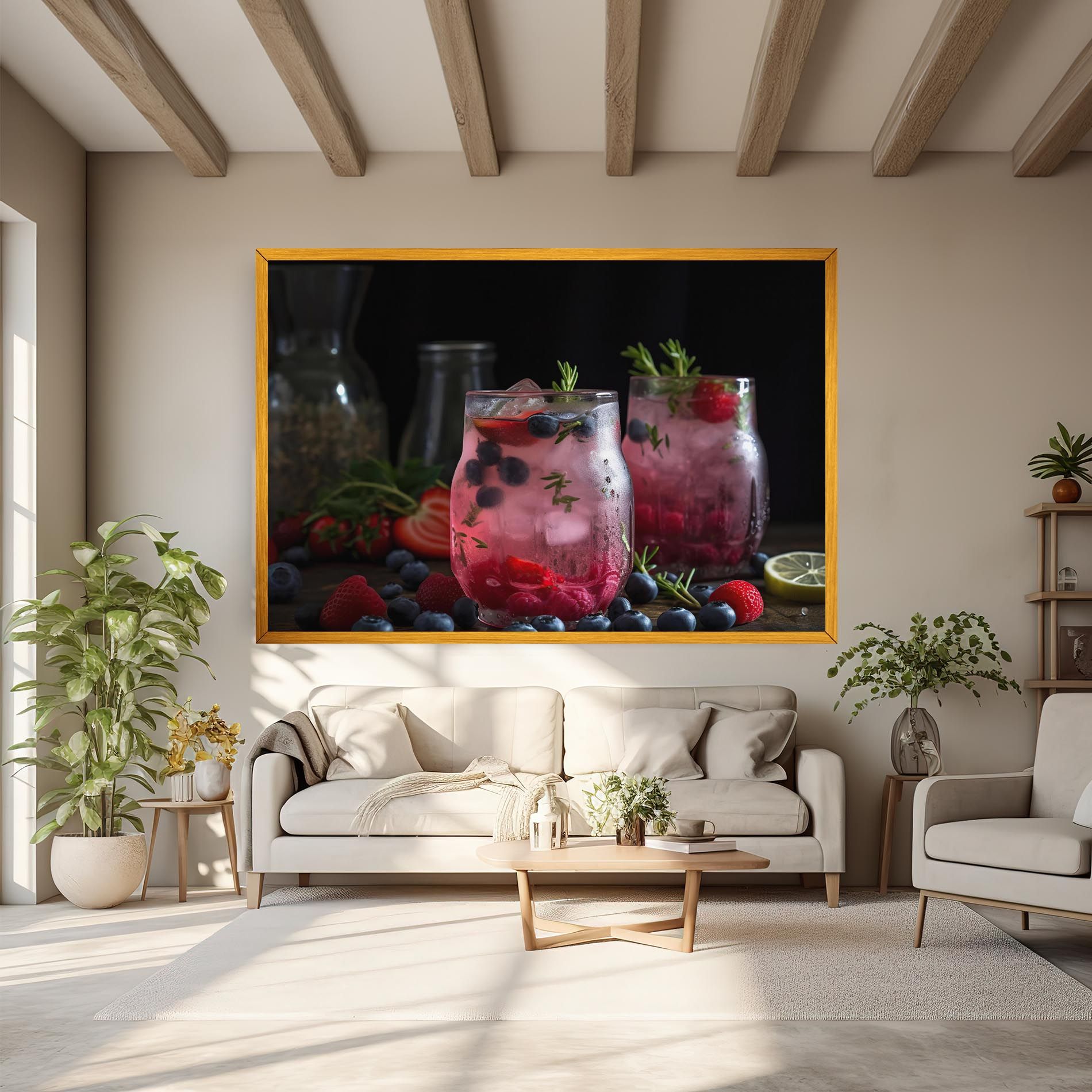 Berry Ice Drink mockup 6