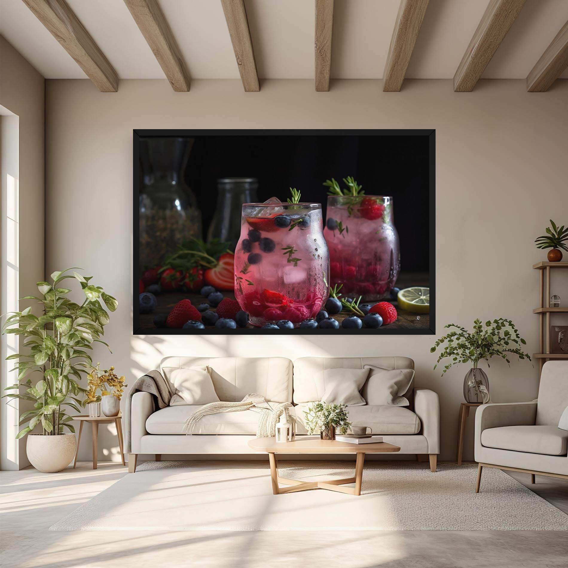 Berry Ice Drink mockup 6