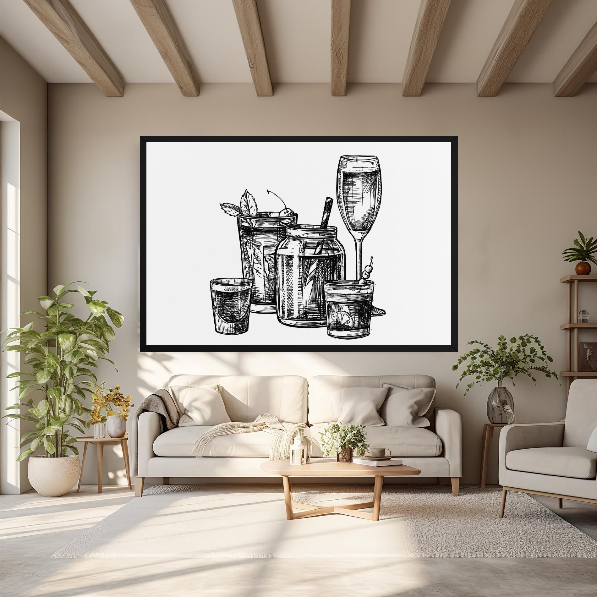 Black Line Drinks mockup 6