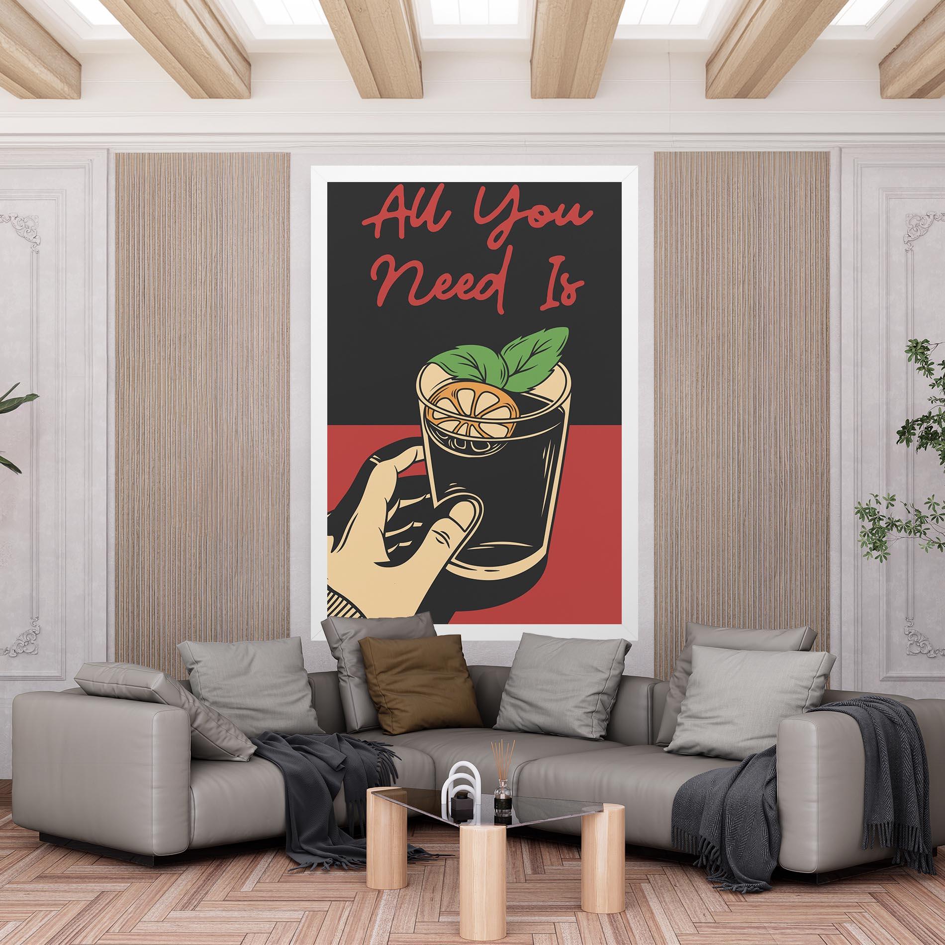 Leinwandbild All U Need mockup 6