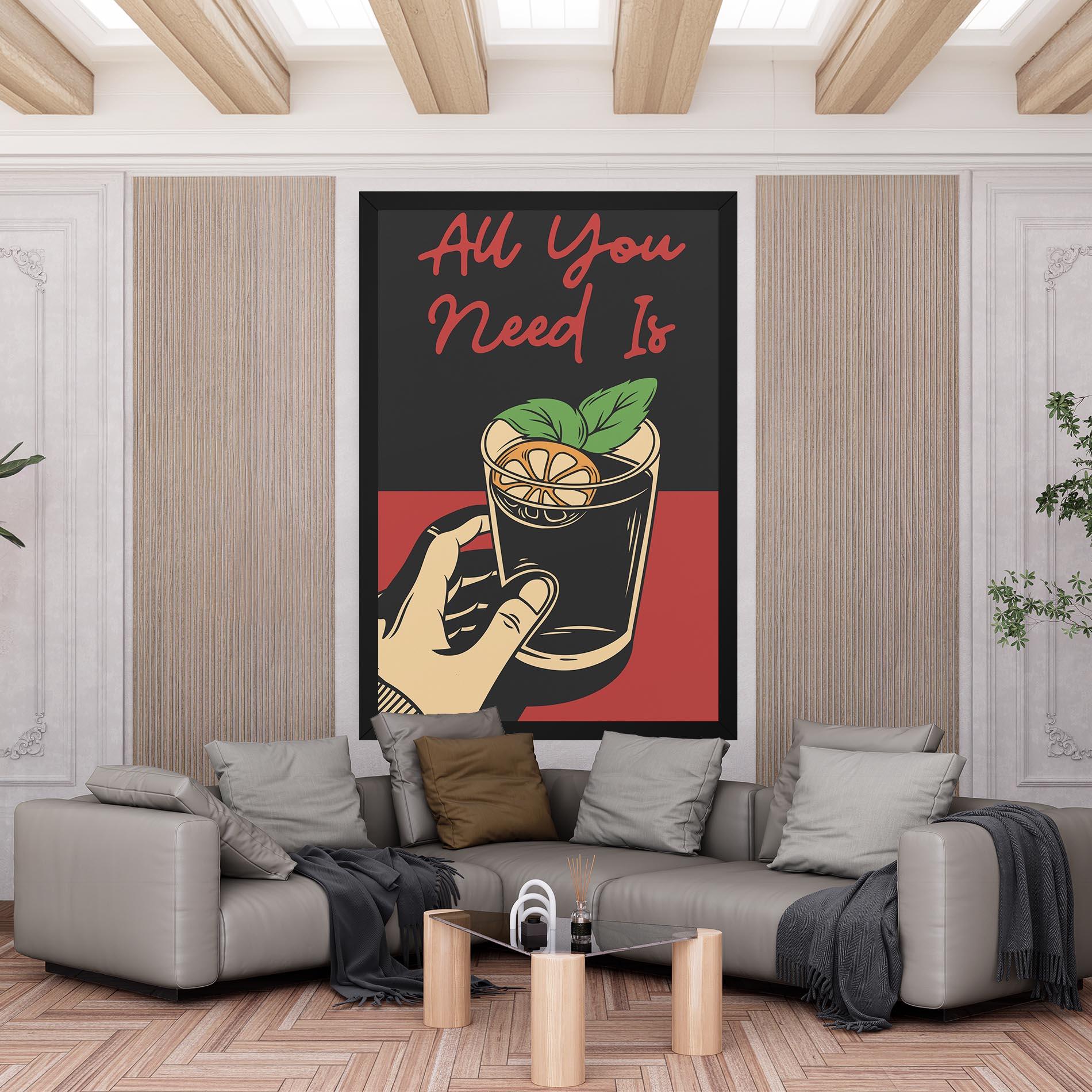 Leinwandbild All U Need mockup 6