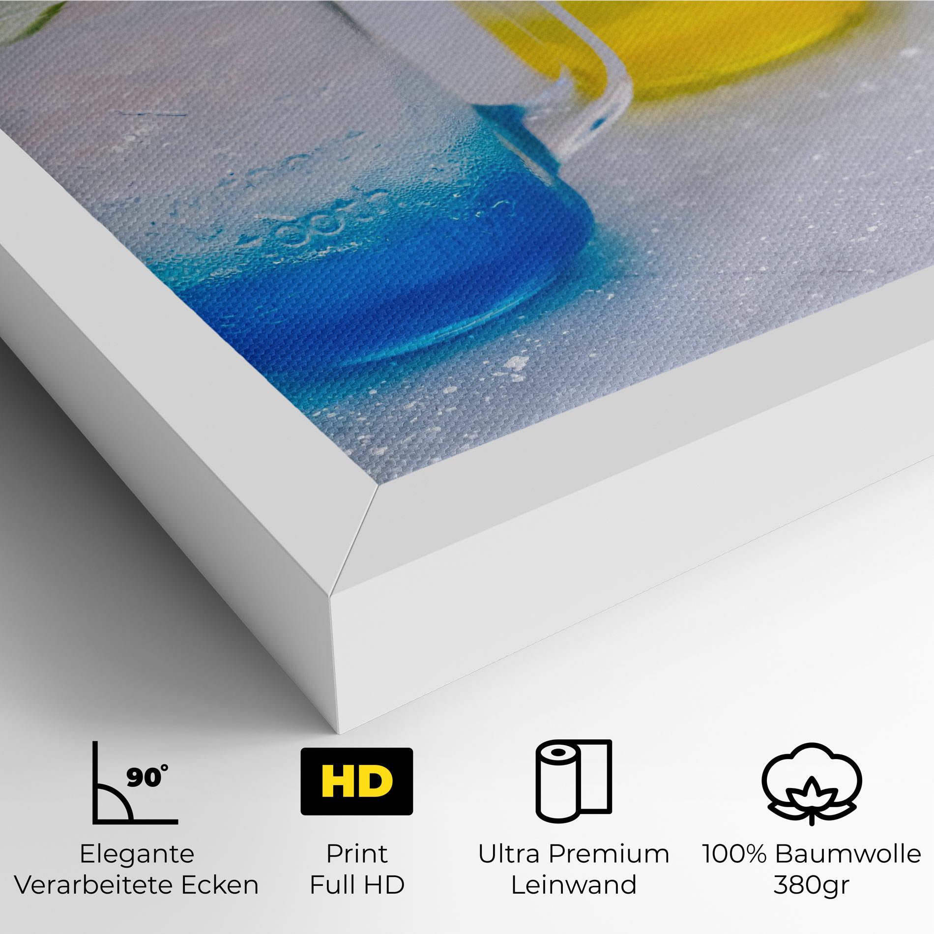 Leinwandbild Colorful Italian Soda mockup 4