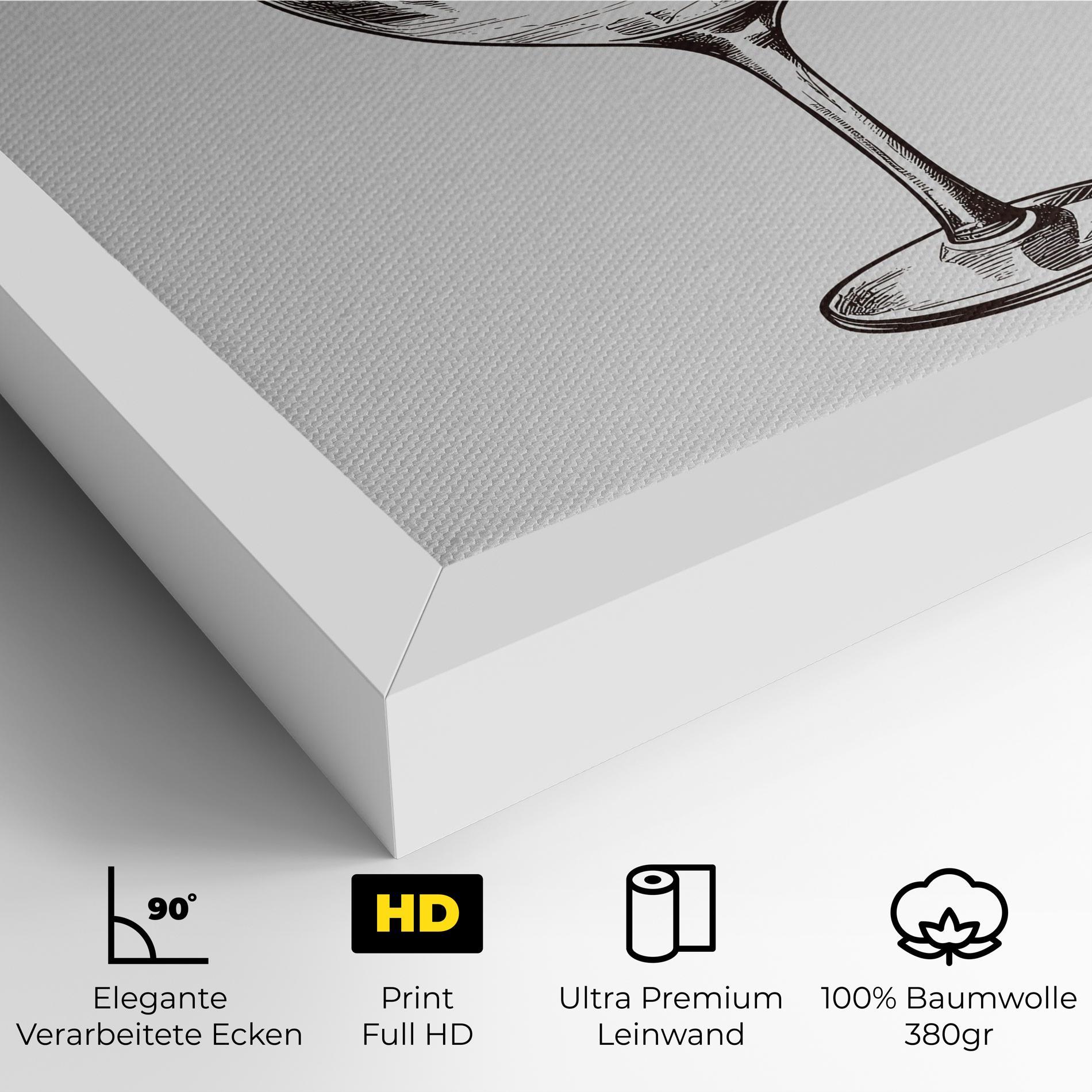 Leinwandbild Gintonic mockup 4