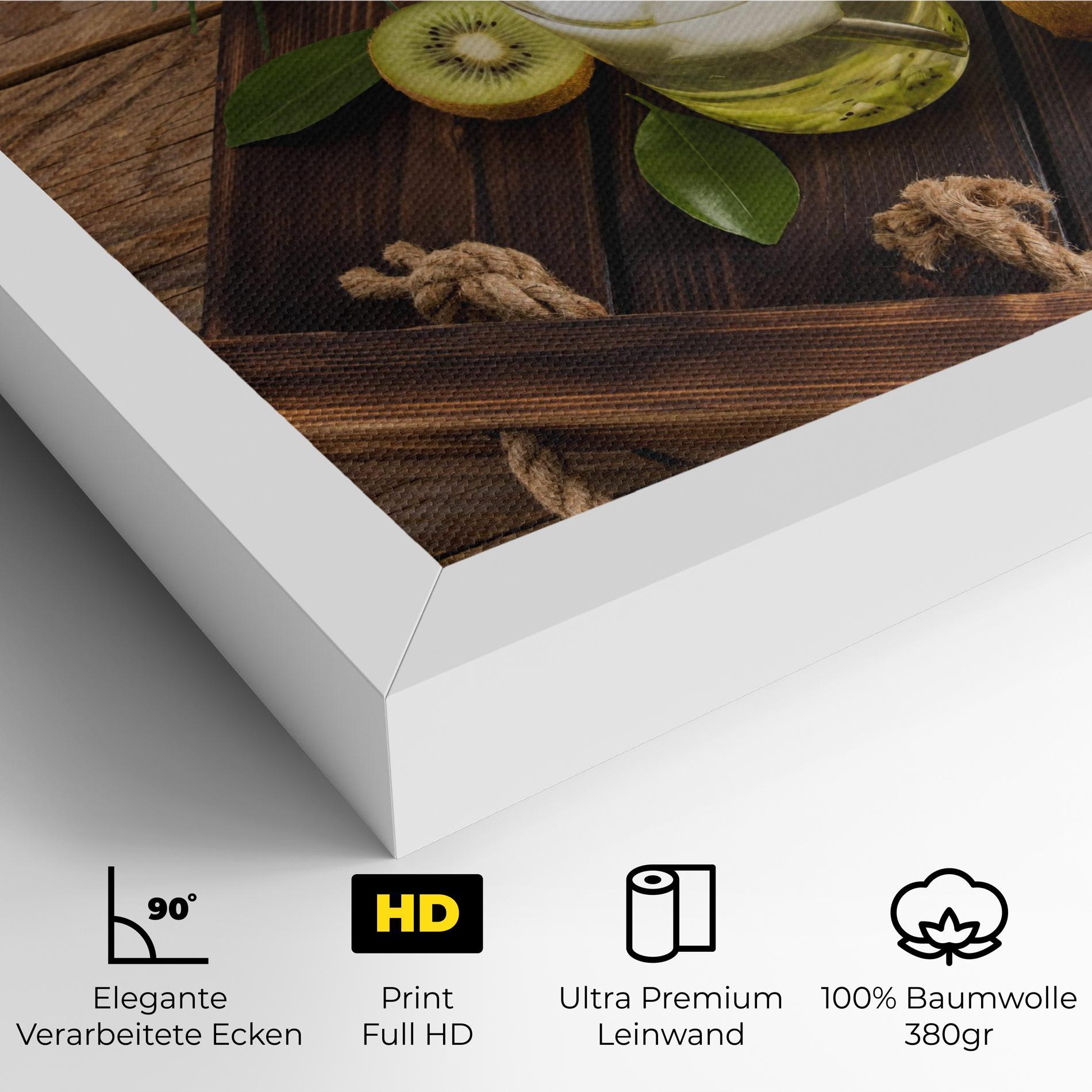 Leinwandbild Kiwi Drinks mockup 4