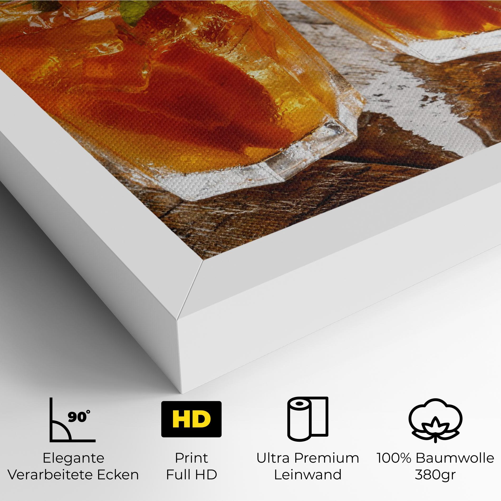 Leinwandbild Orange Lemonade mockup 4