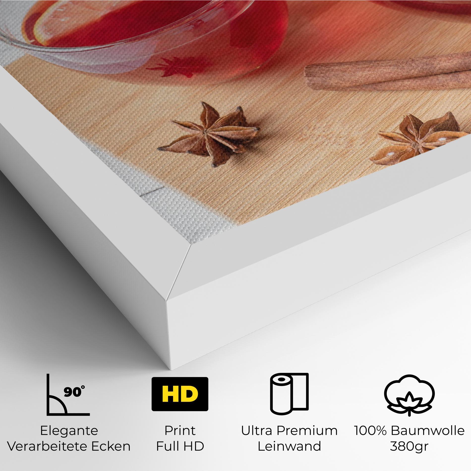 Leinwandbild Pomegranate Lemon mockup 4