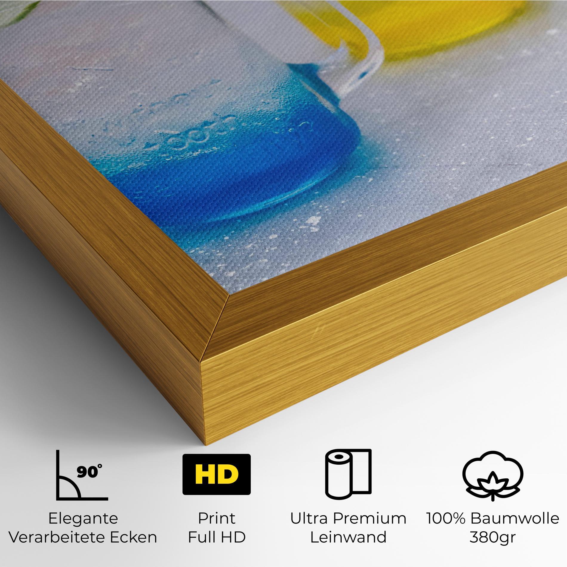 Leinwandbild Colorful Italian Soda mockup 4