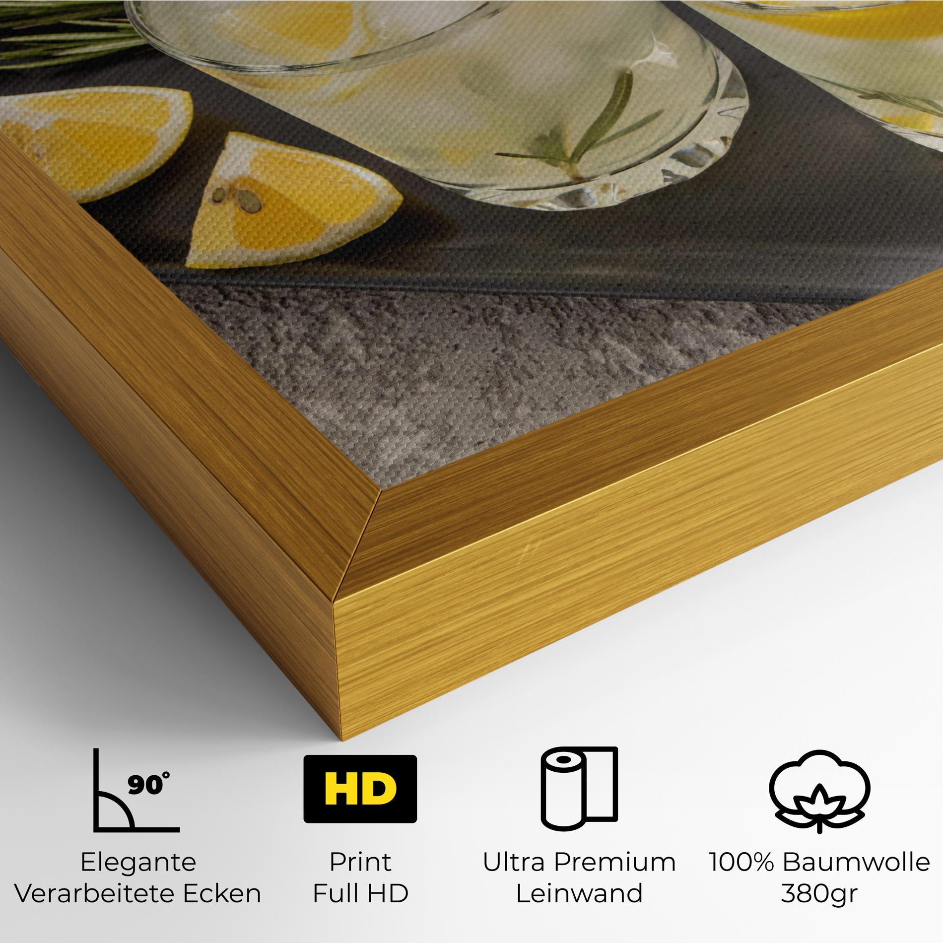 Leinwandbild Fruit Vitamin Water mockup 4