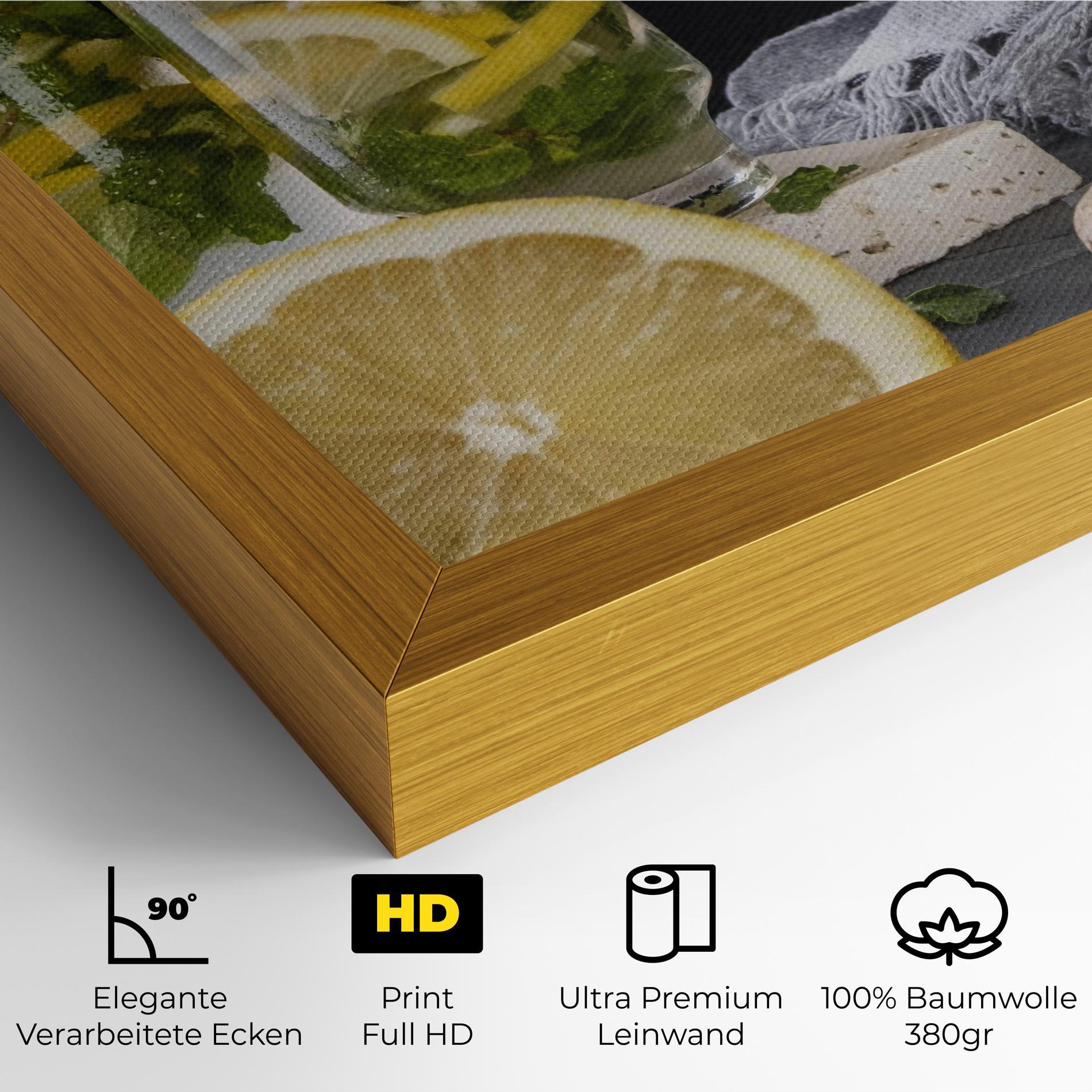 Leinwandbild Ginger Lemonade mockup 4