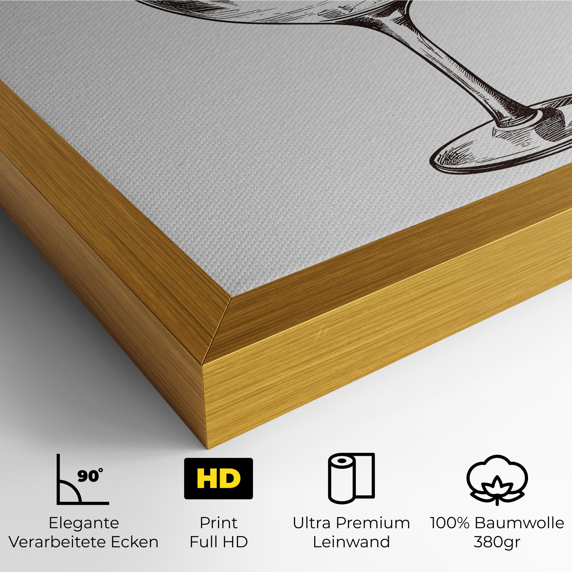 Leinwandbild Gintonic mockup 4