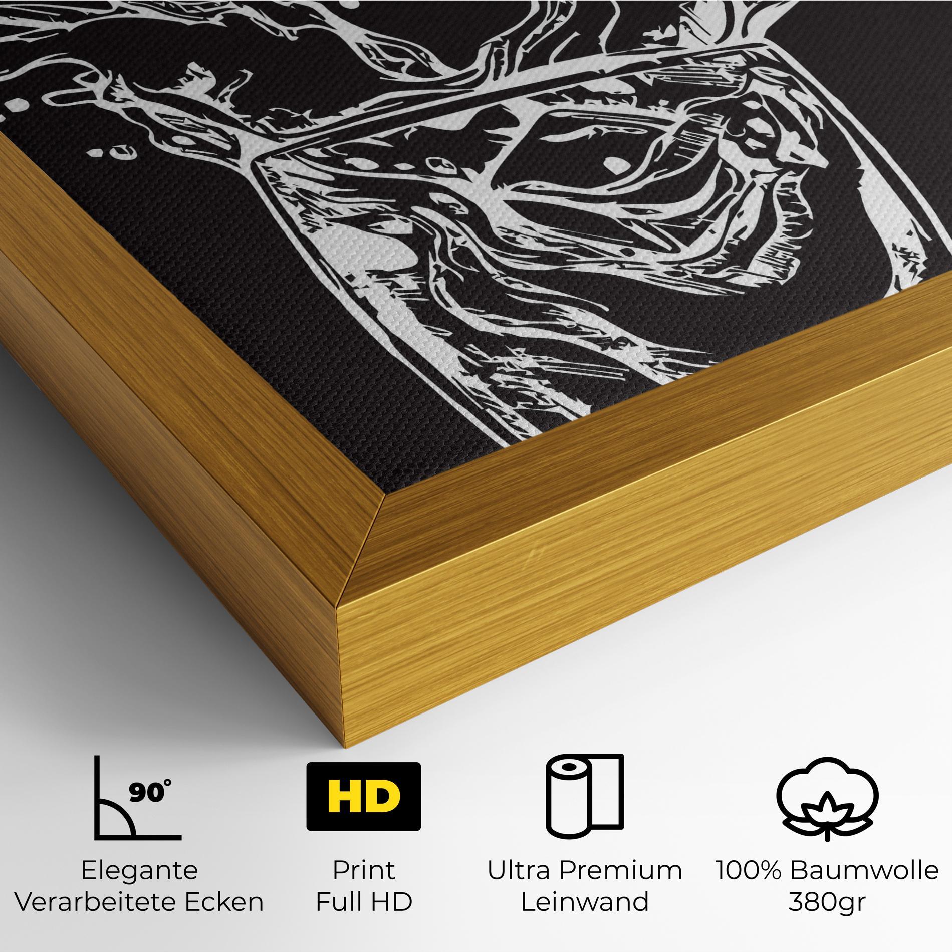 Leinwandbild Ice Splash Drink mockup 4