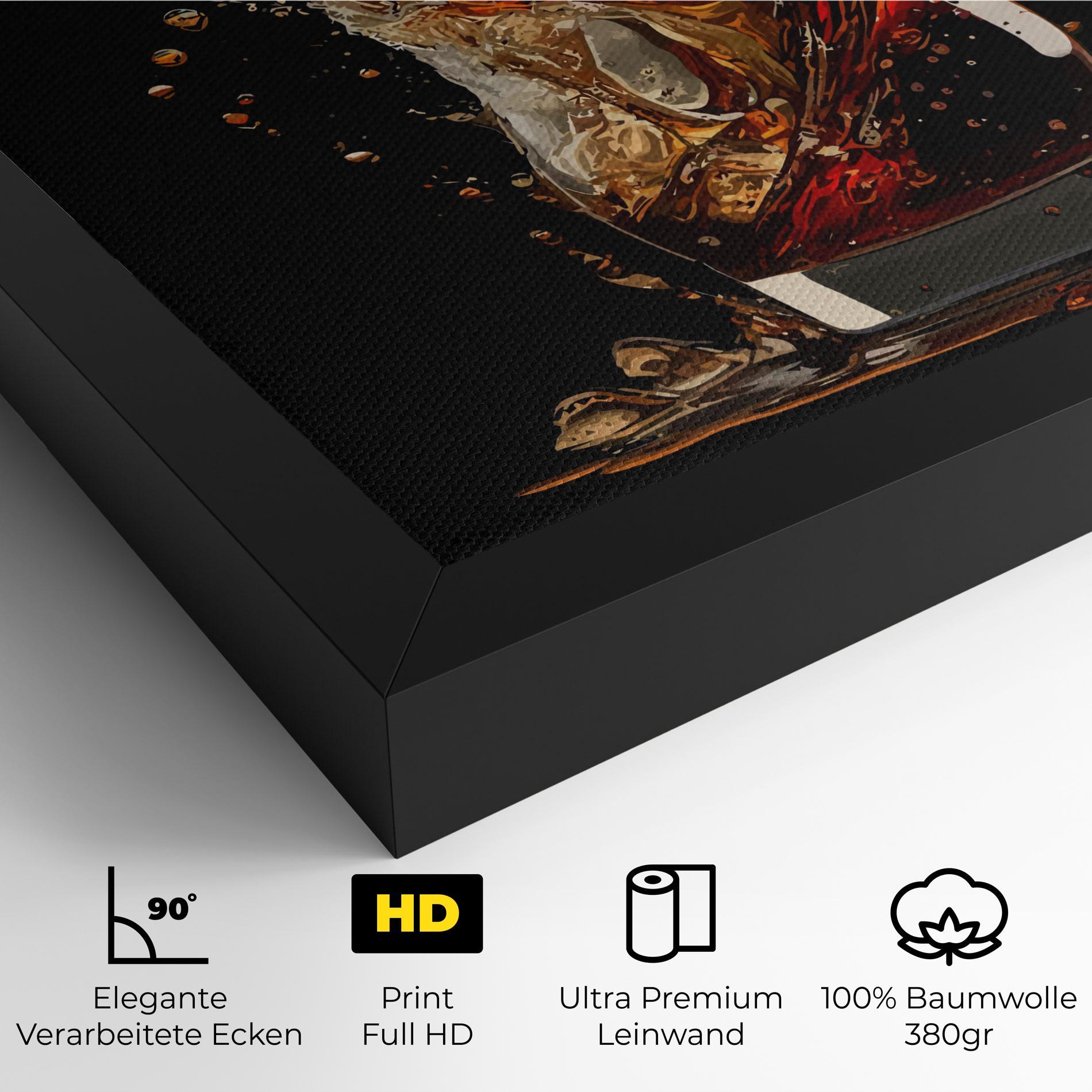 Leinwandbild Cola Splash mockup 4