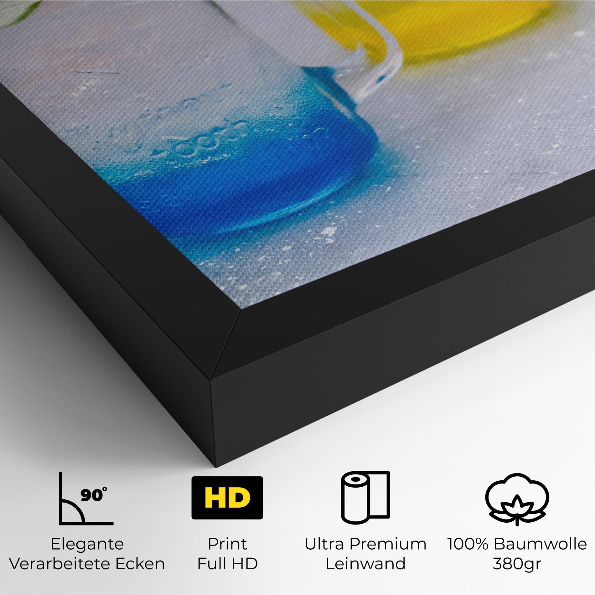 Leinwandbild Colorful Italian Soda mockup 4