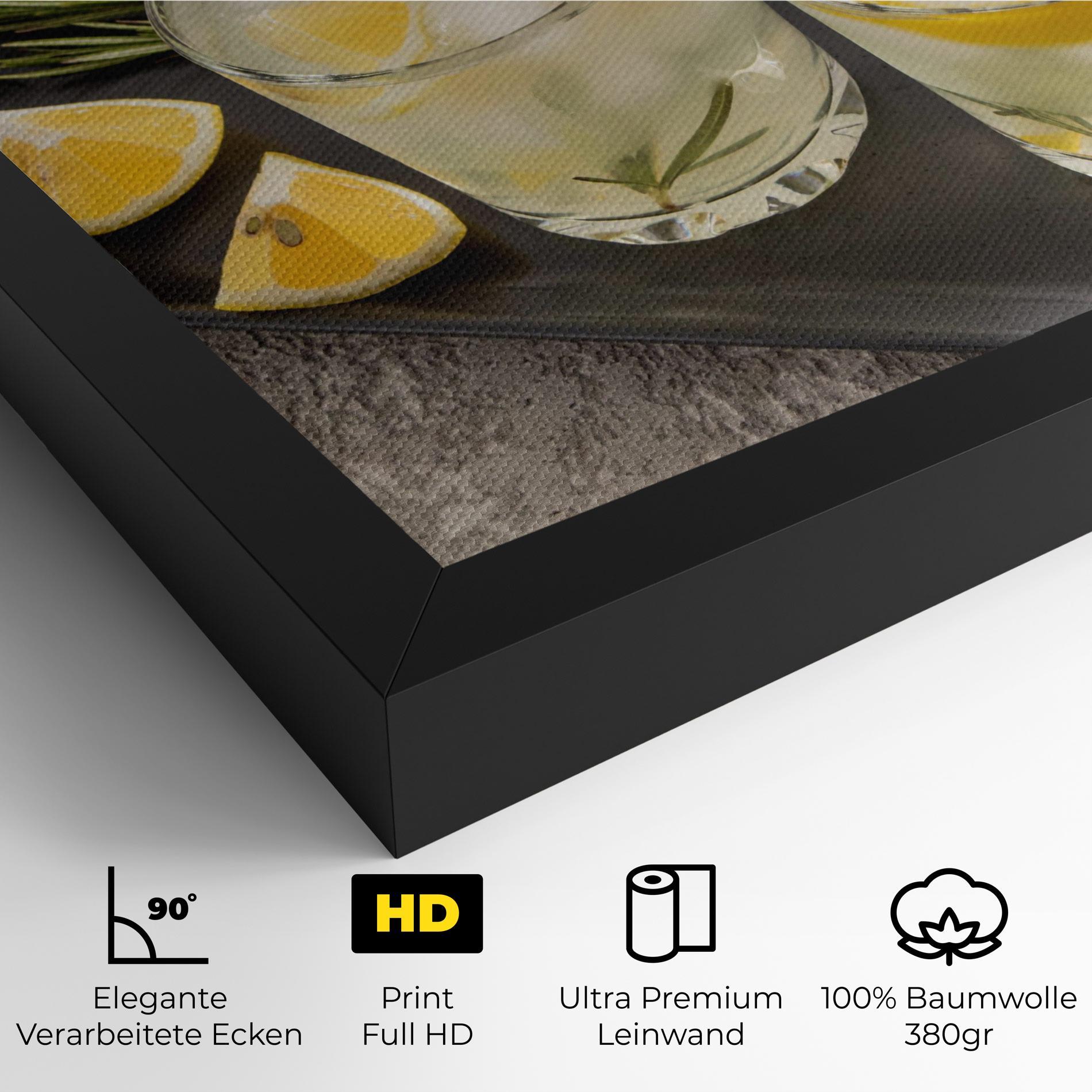 Leinwandbild Fruit Vitamin Water mockup 4