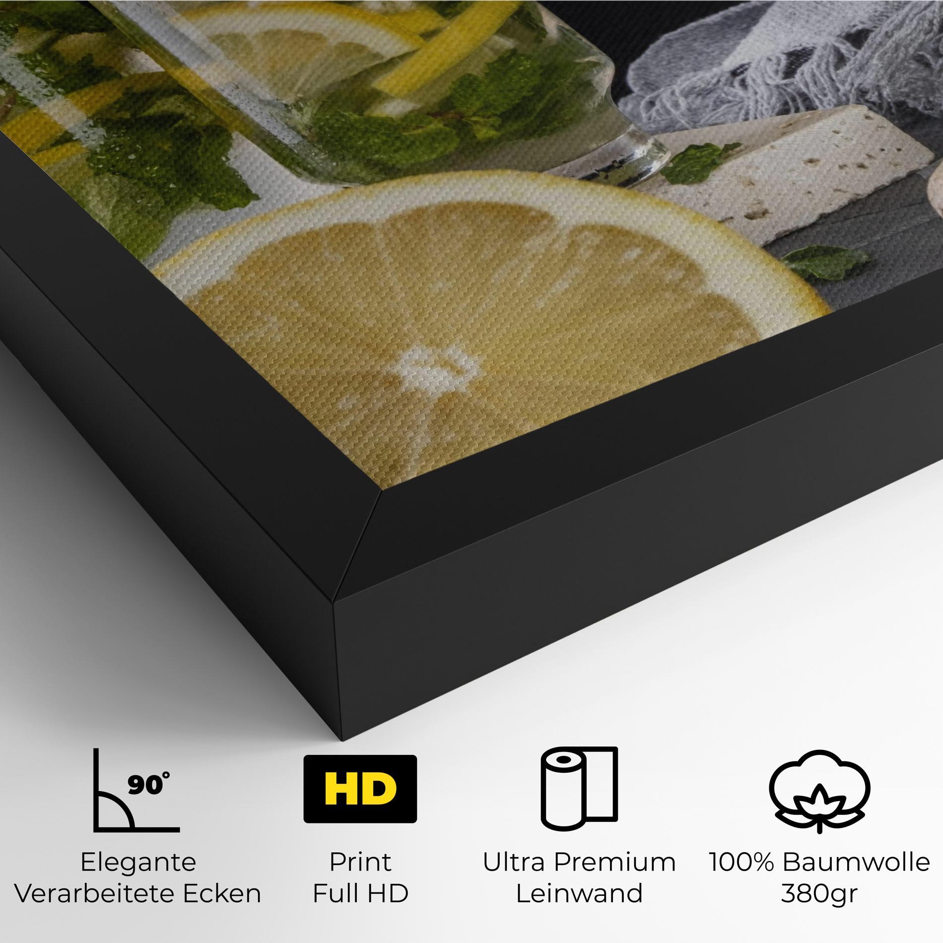 Leinwandbild Ginger Lemonade mockup 4