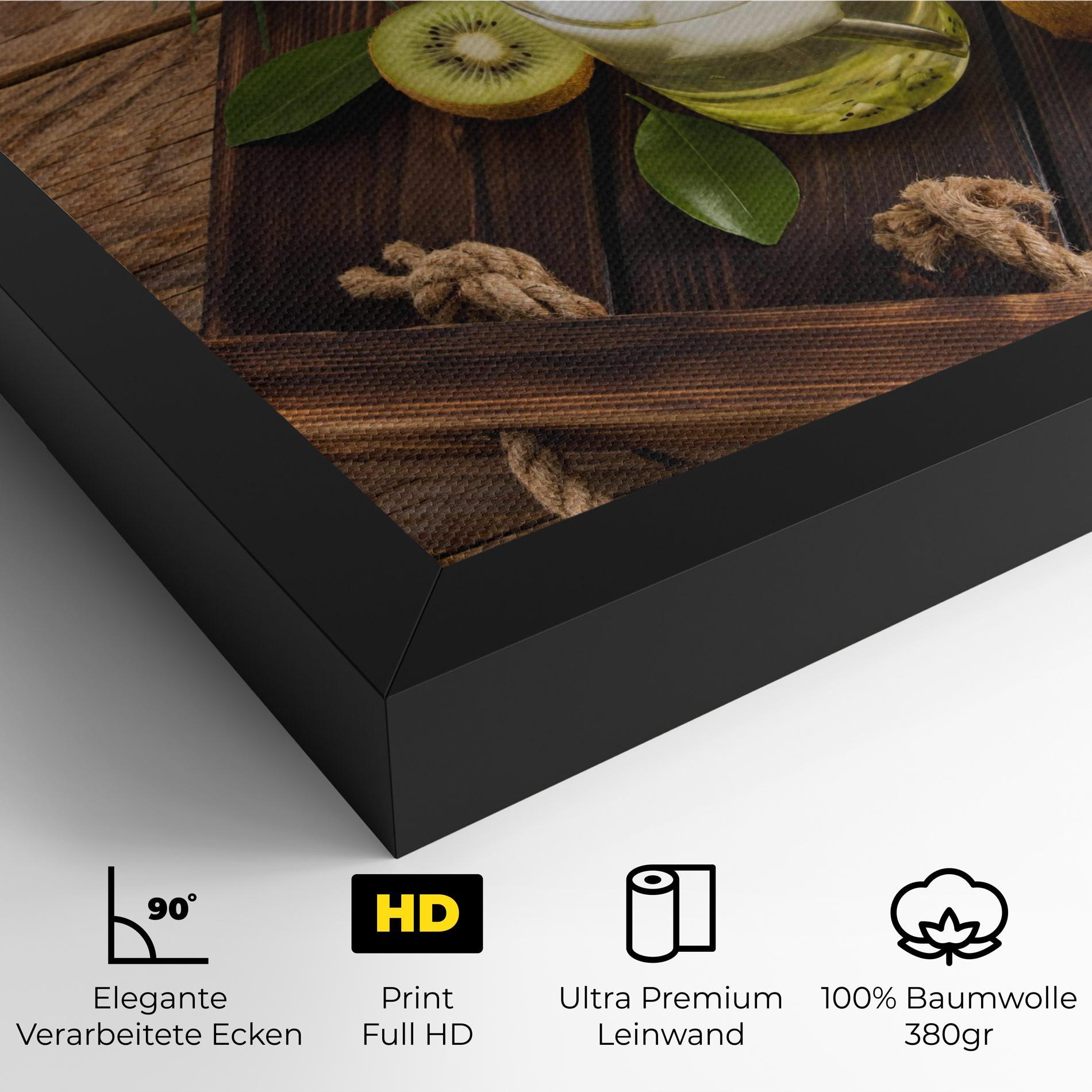 Leinwandbild Kiwi Drinks mockup 4