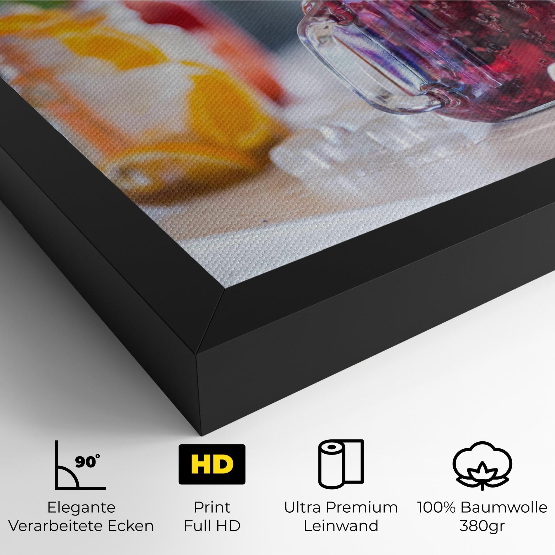 Leinwandbild Orange Lime Lemonades mockup 4