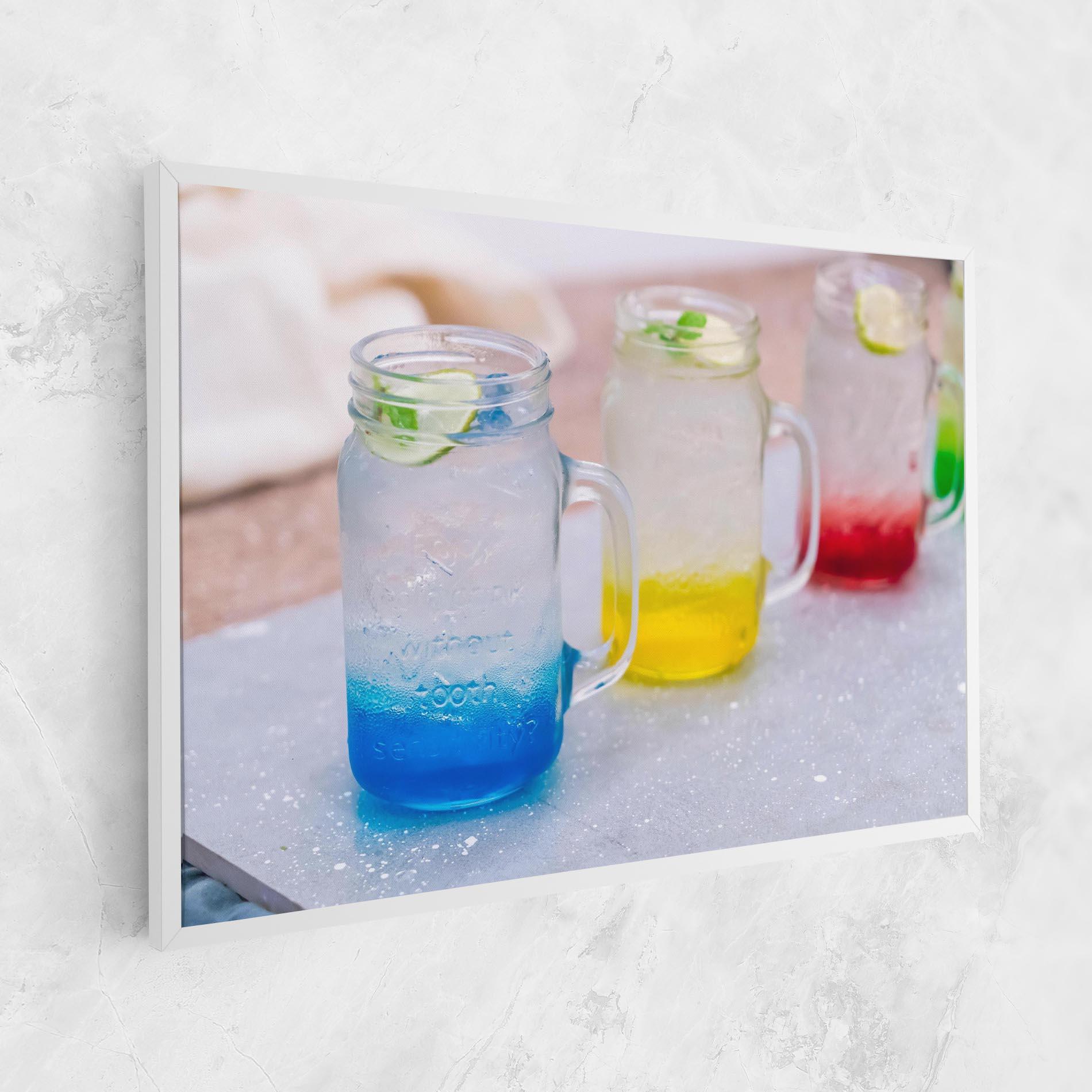 Leinwandbild Colorful Italian Soda mockup 1