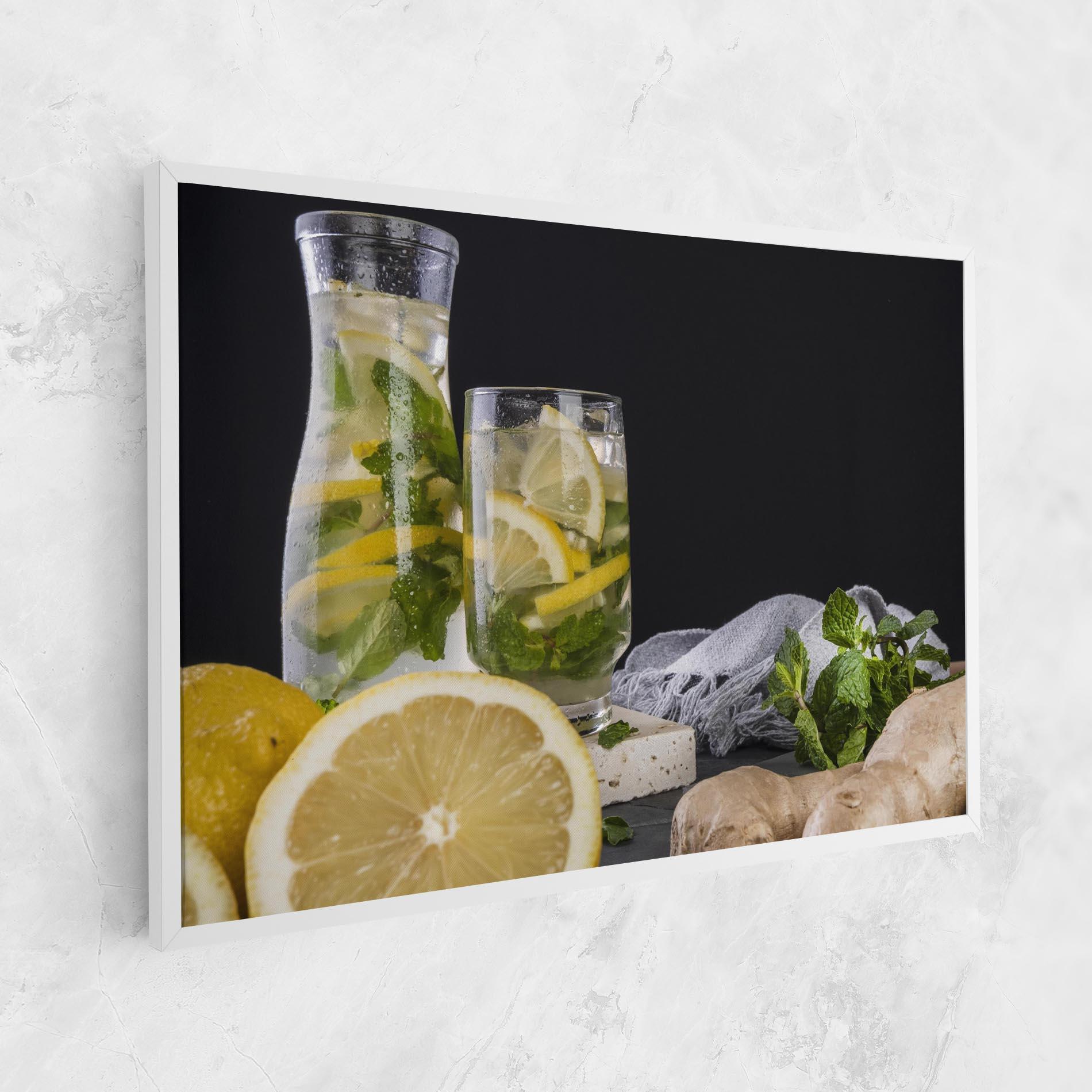 Leinwandbild Ginger Lemonade mockup 1